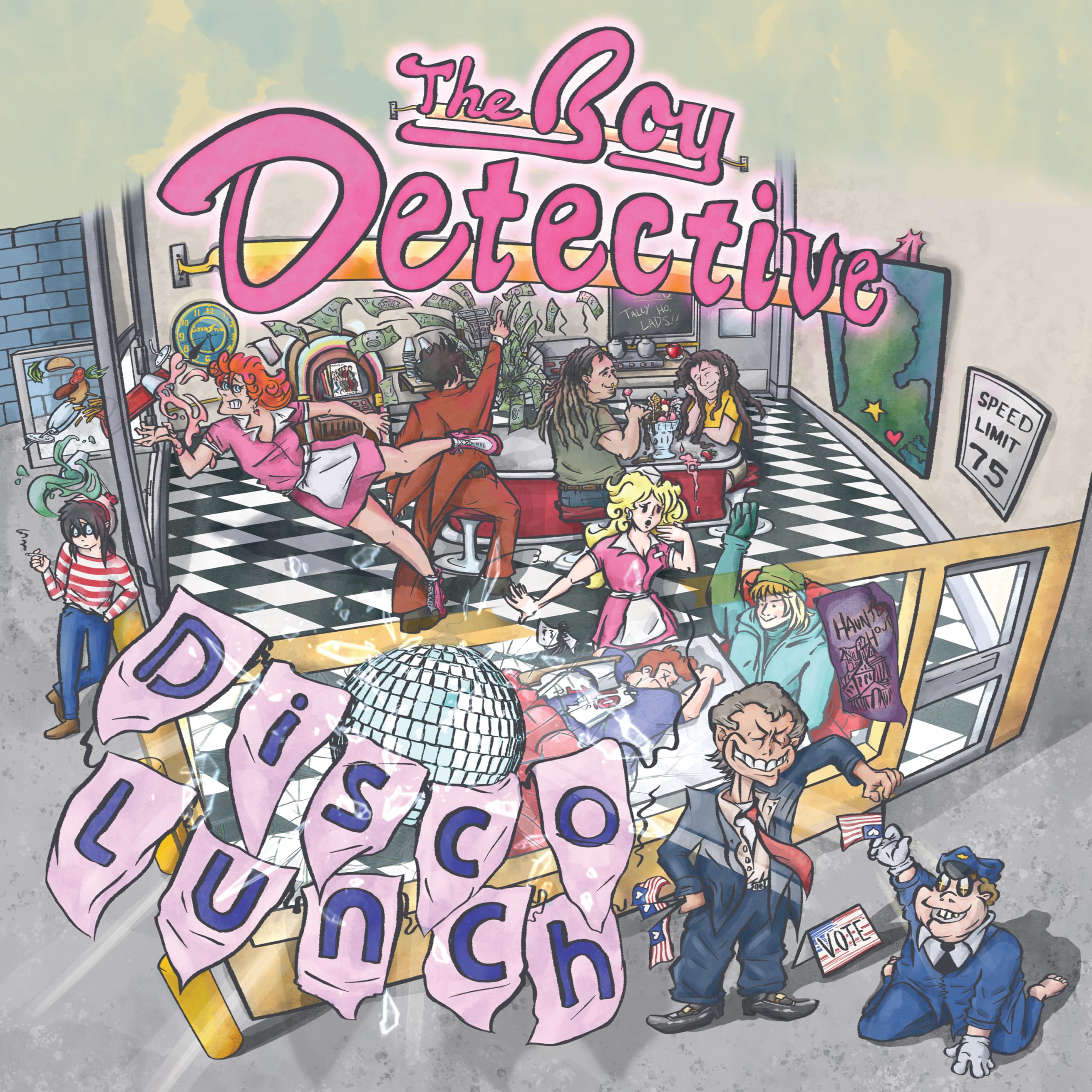 Boy Detective, The Disco Lunch (grimace Purple Vinyl) LP New 760137194453