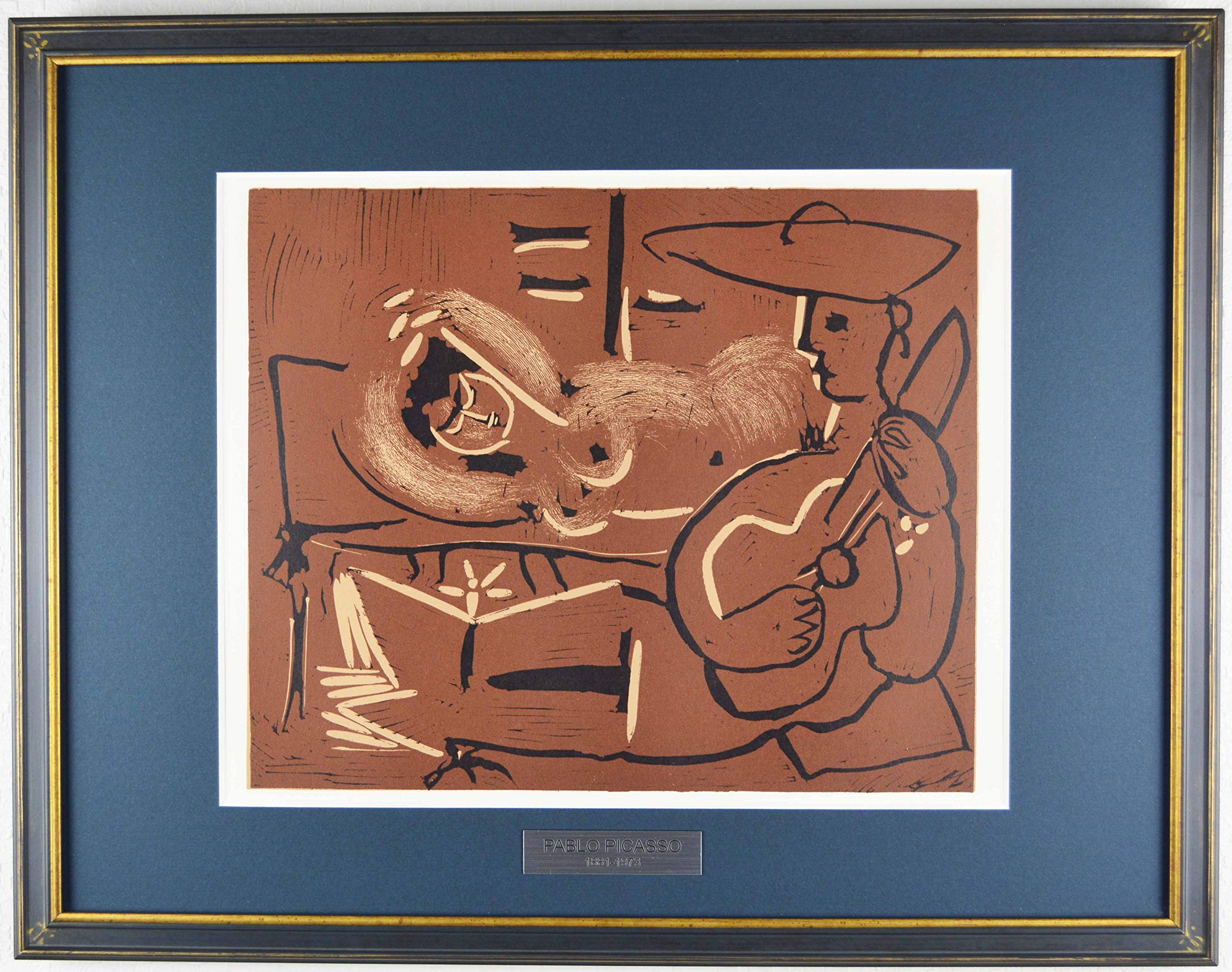 パブロ ピカソ(PABLO PICASSO)、【黒い背景の横顔】 パブロ ピカソ Pablo Picasso アートパネル 選べる