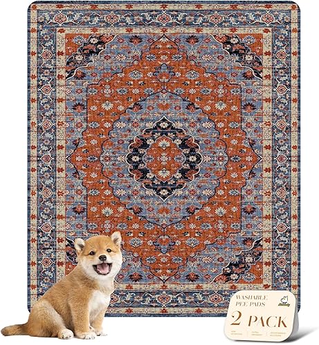 Miniatura 118 de nunubaby Almohadillas lavables para orina de perros, elegante, antideslizante, a prueba de fugas, reutilizable, ultraabsorbente, para jaulas y