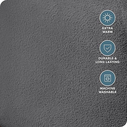 Miniatura 9 de Bare Home Sábana bajera de forro polar súper suave, tamaño individual, forro polar extra afelpado, sin pelusas, bolsillo profundo, calidez acogedora