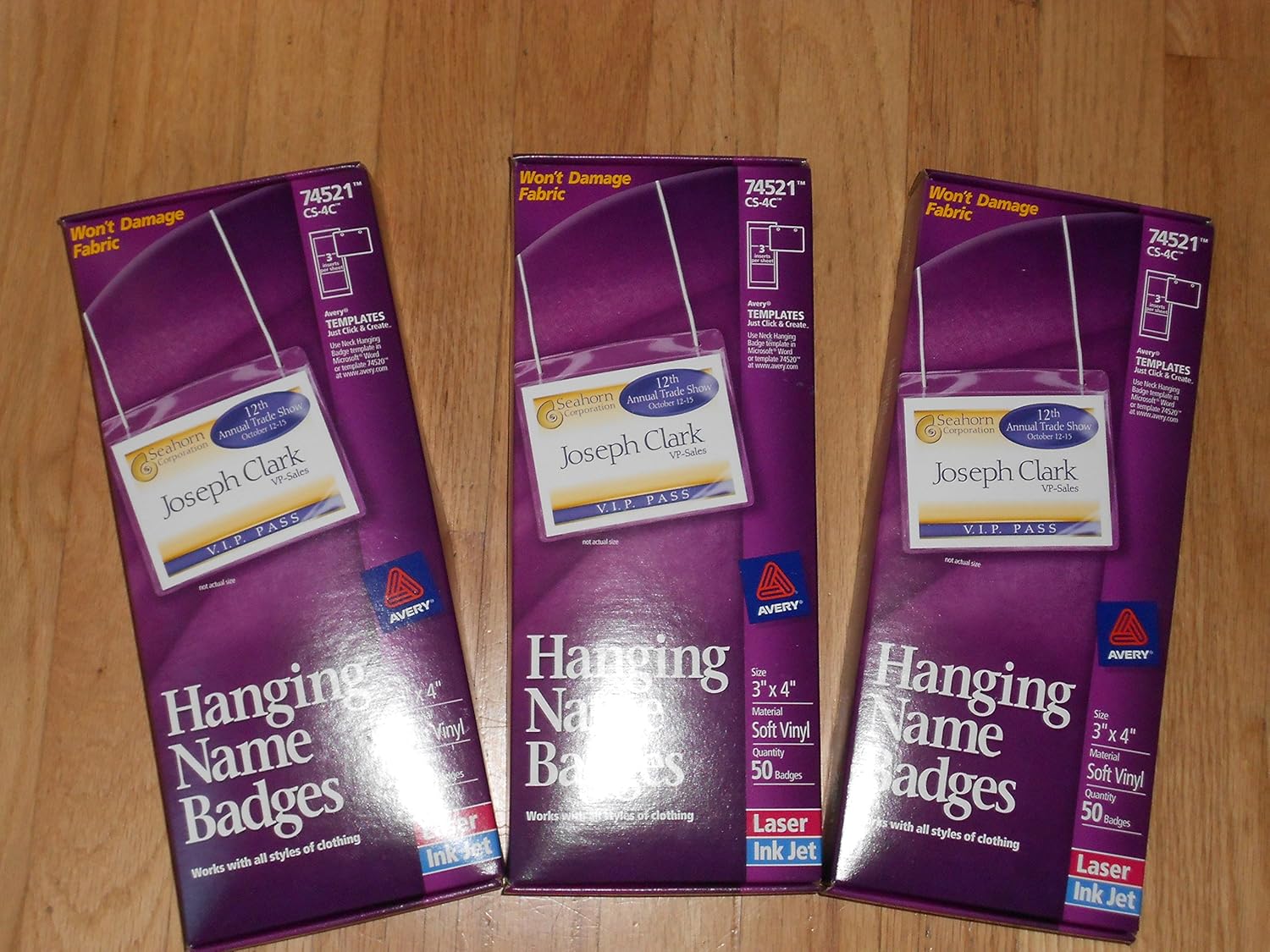 Avery Neck HangingStyle, Flexible Badge Holders with