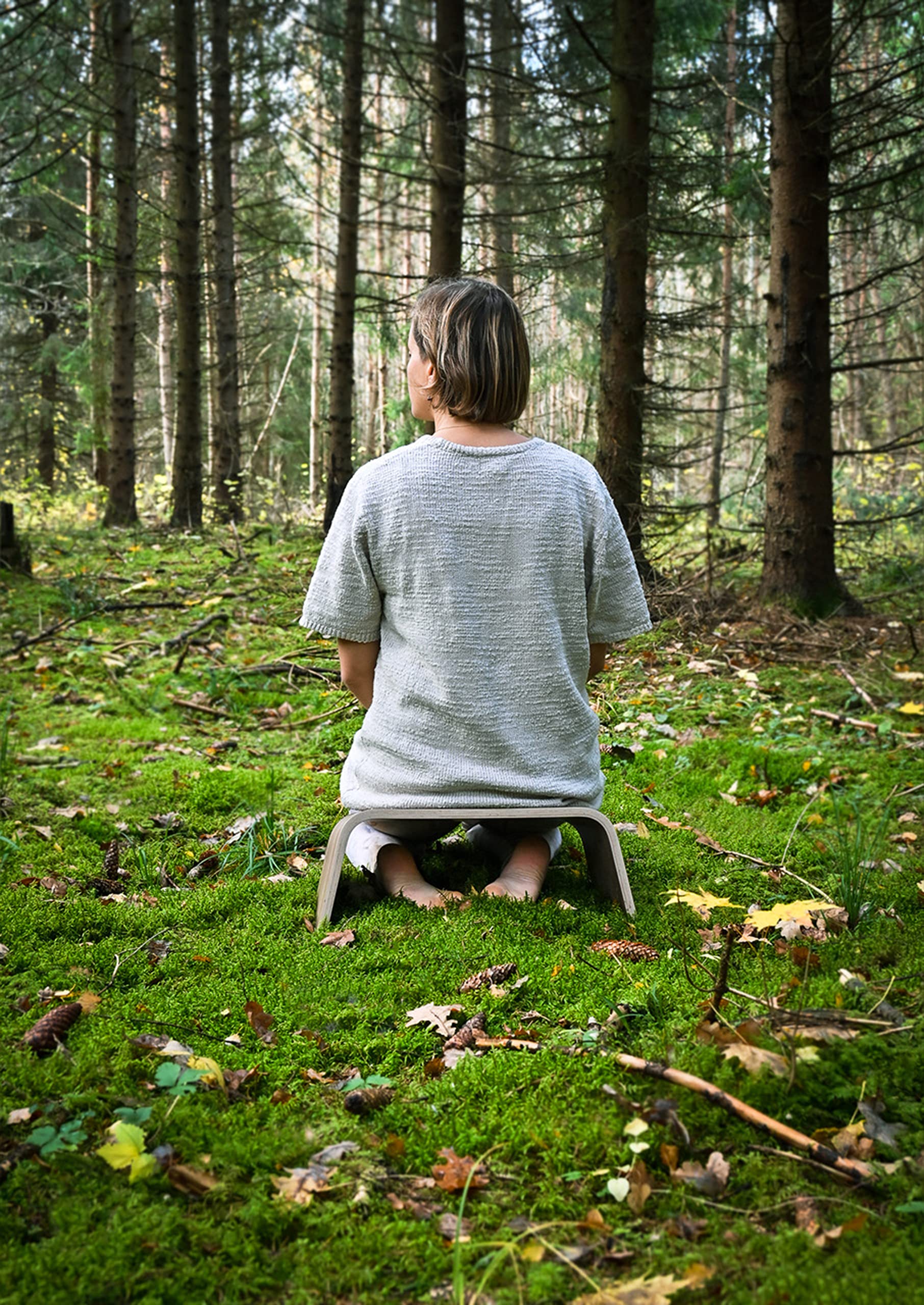 Panchina in legno resistente, adatta per cerimonie di tè, yoga, posa seiza, meditazione per principianti, panchina di preghiera e per una sana postura eretta – Panca in legno