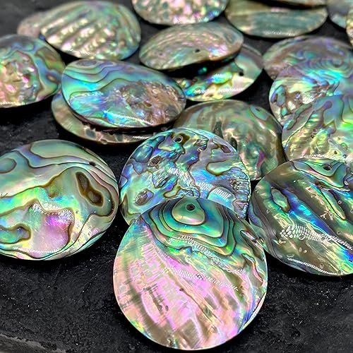 Miniatura 6 de Padre - Colgante cóncavo de concha de abulón de Nueva Zelanda, Concha