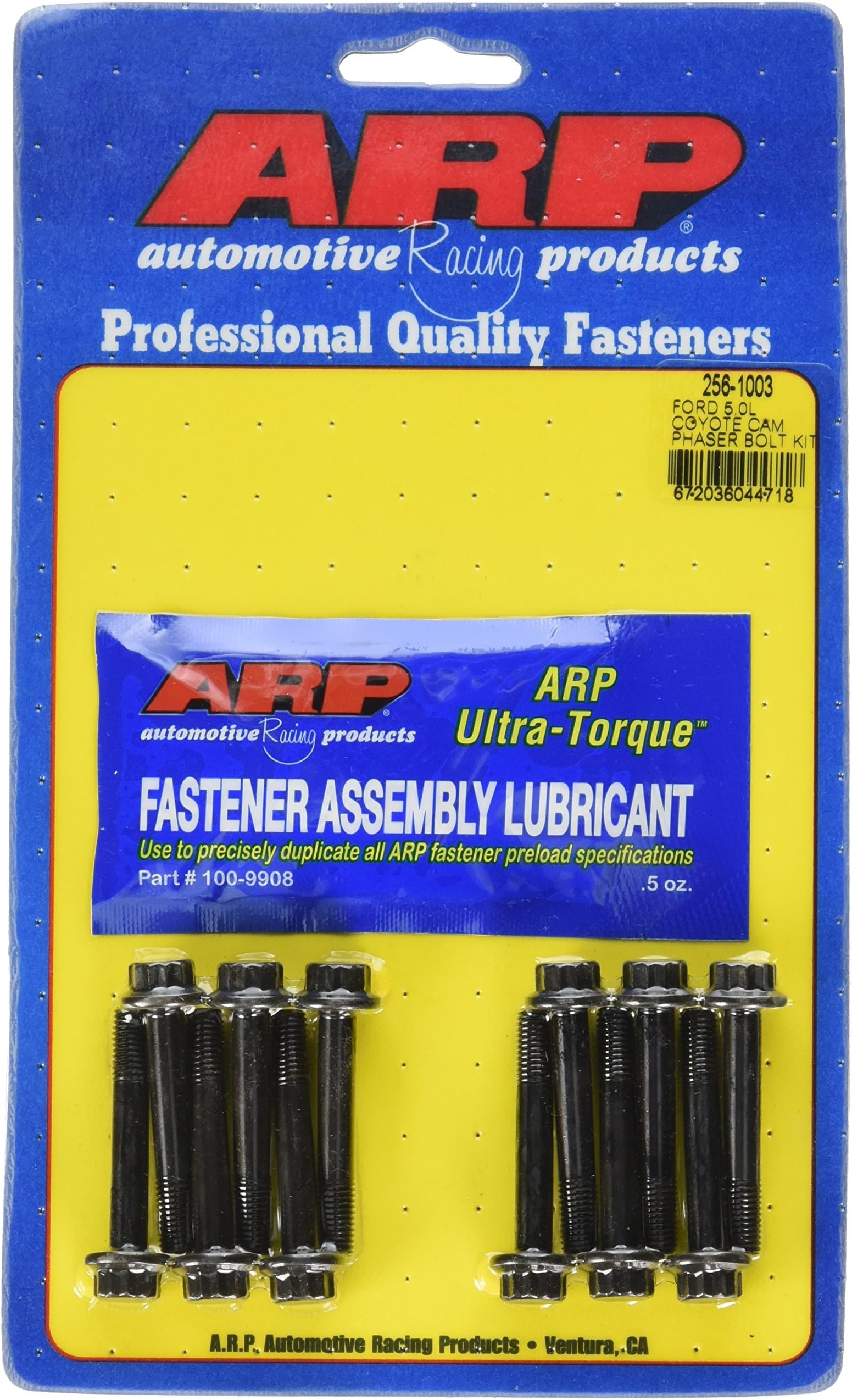 ARP 256-1003 Cam Phaser Retaining Bolt Kit (Ford 5.0L Coyote cam phaser)