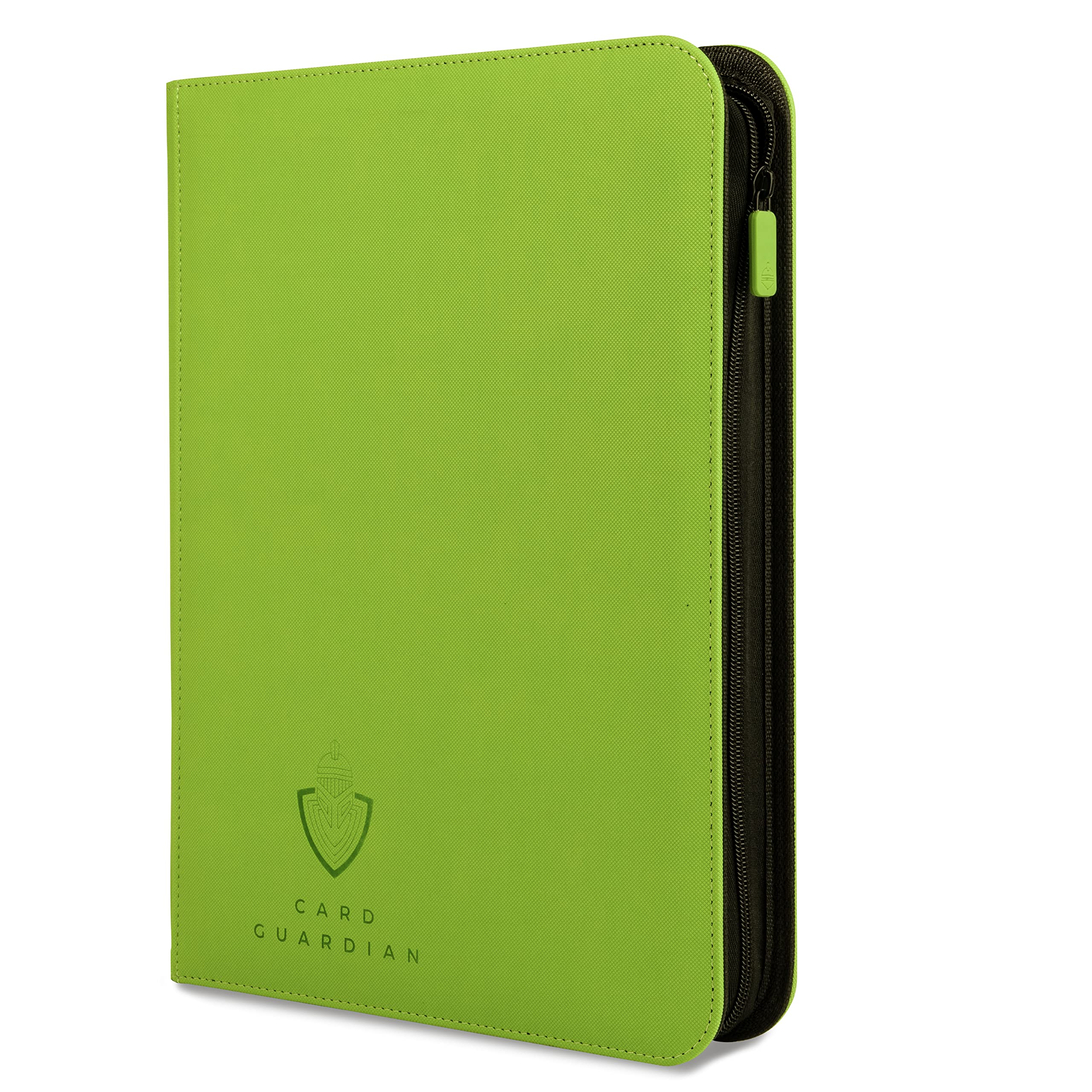 Amazon.com: Card Guardian - 9 Pocket Premium Binder with Zipper for 360  Cards - Side Loading Pockets for Trading Card Games TCG (Lime Green) : Toys  & Games