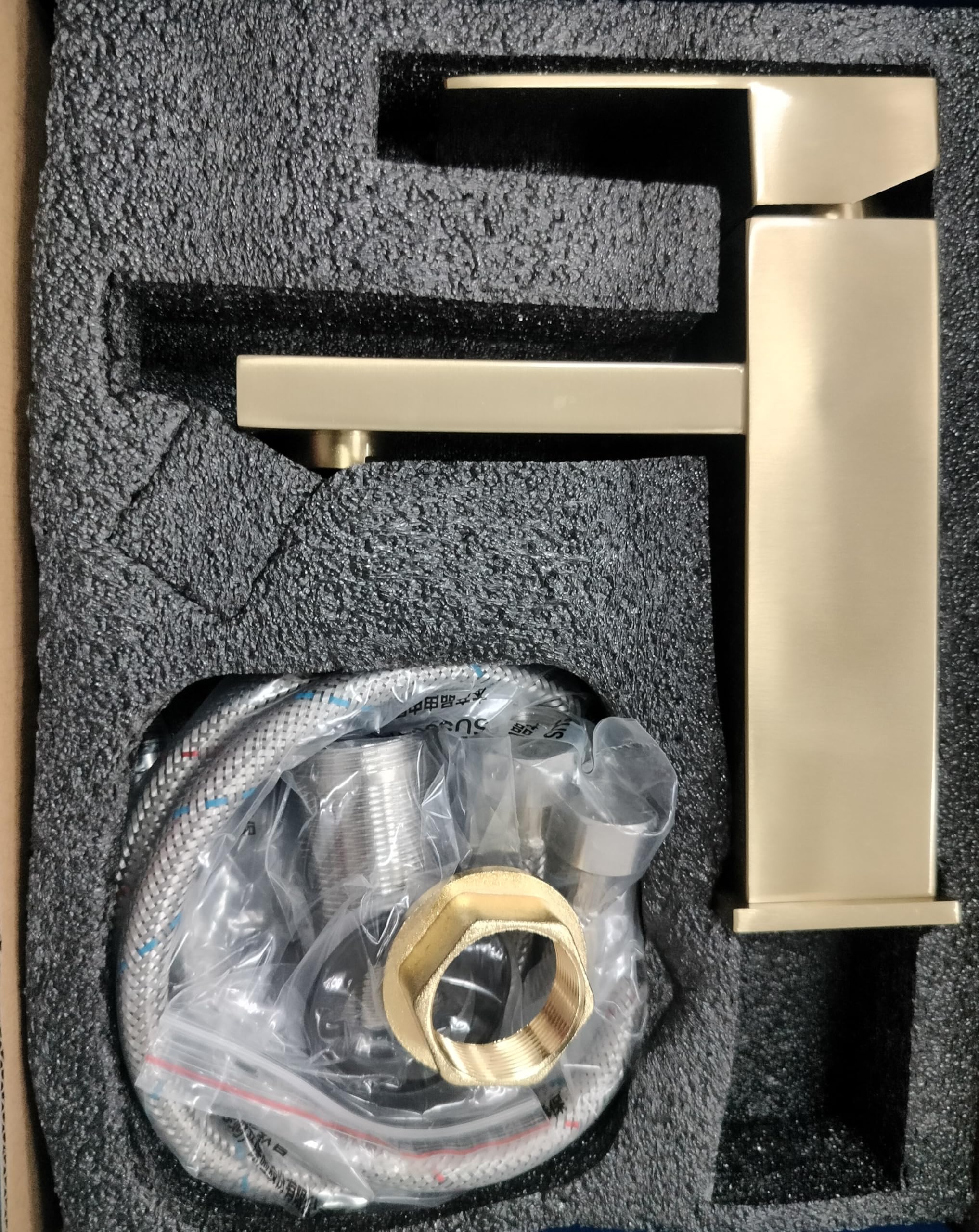 Single Lever Mixer Brushed Golden