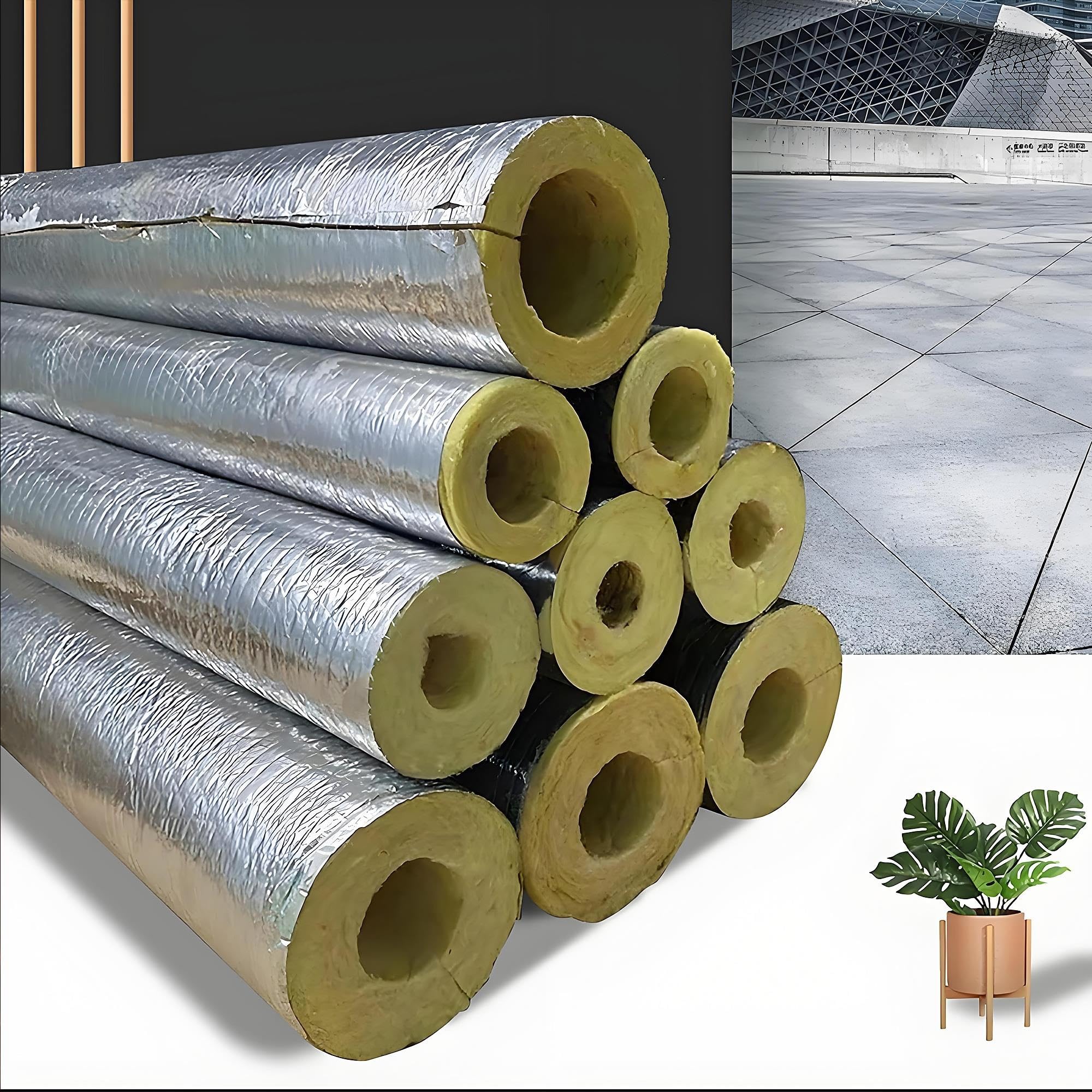 Isolation De Tuyau En Laine De Roche,Tube Isolation Semi-fendue Outdoor