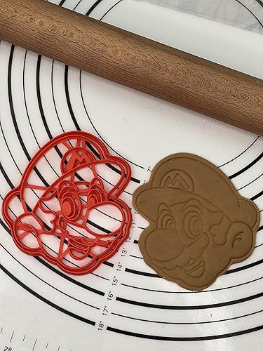 Cortador de galletas Mario y molde producido por 3D Kitchen Art