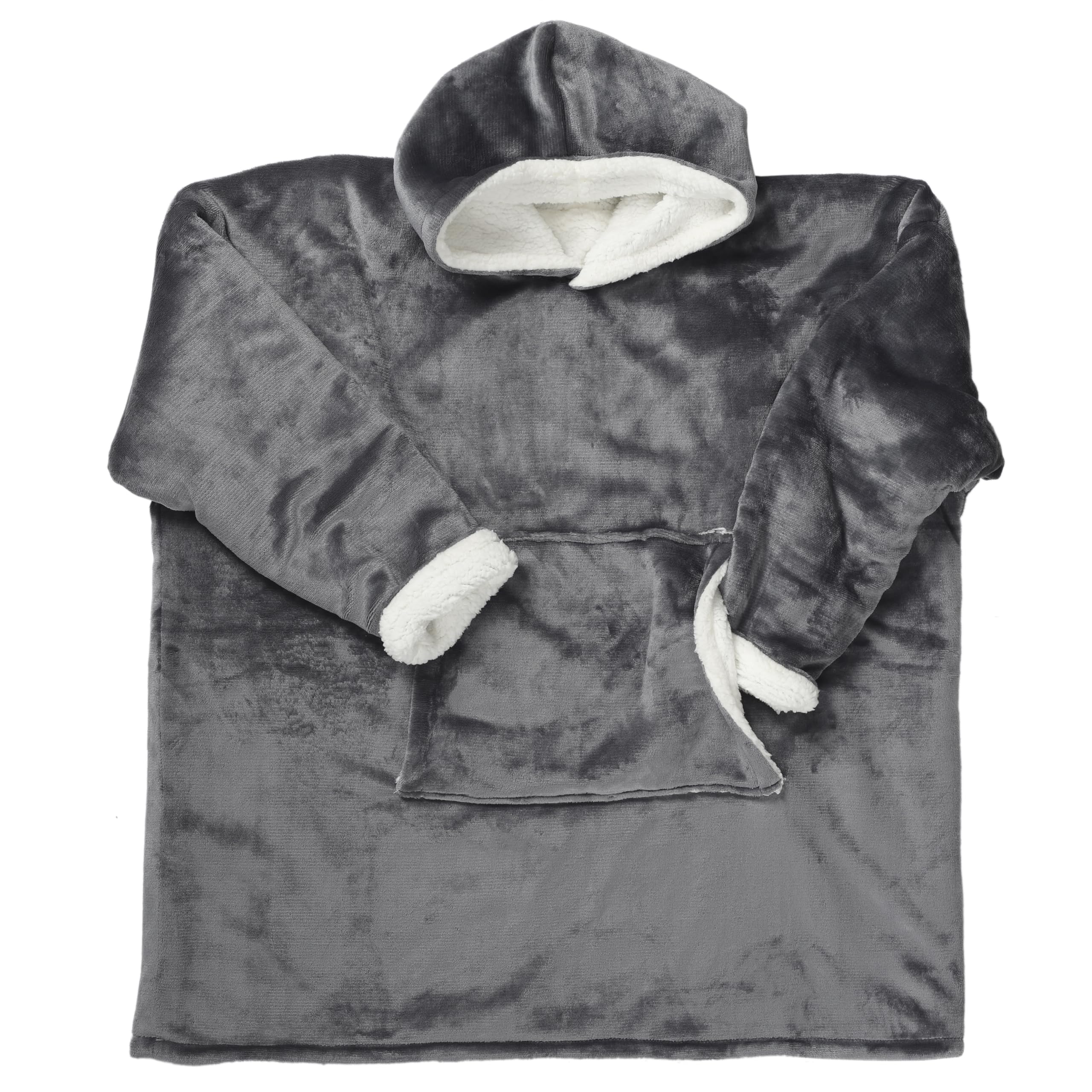 Sweat plaid sherpa isolant et chaud de taille unique mixte