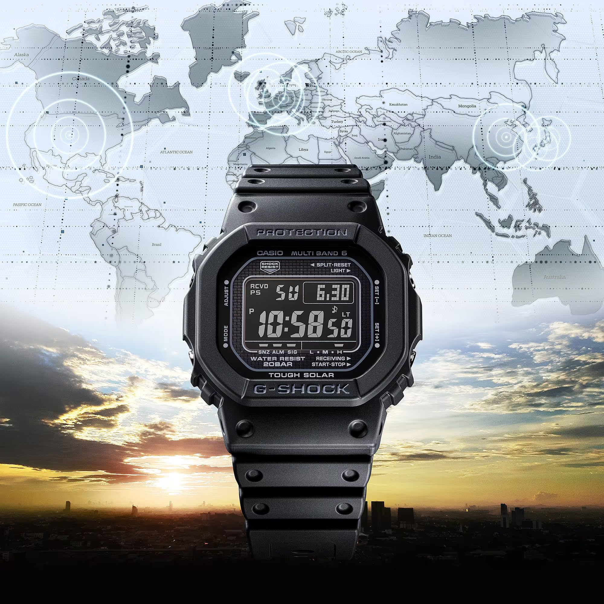 Casio GW-5000HS-1ER Herren Armbanduhr