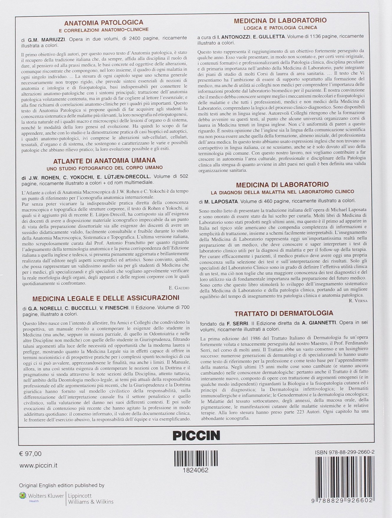 Anatomia patologica. Patologia d'organo e molecolare