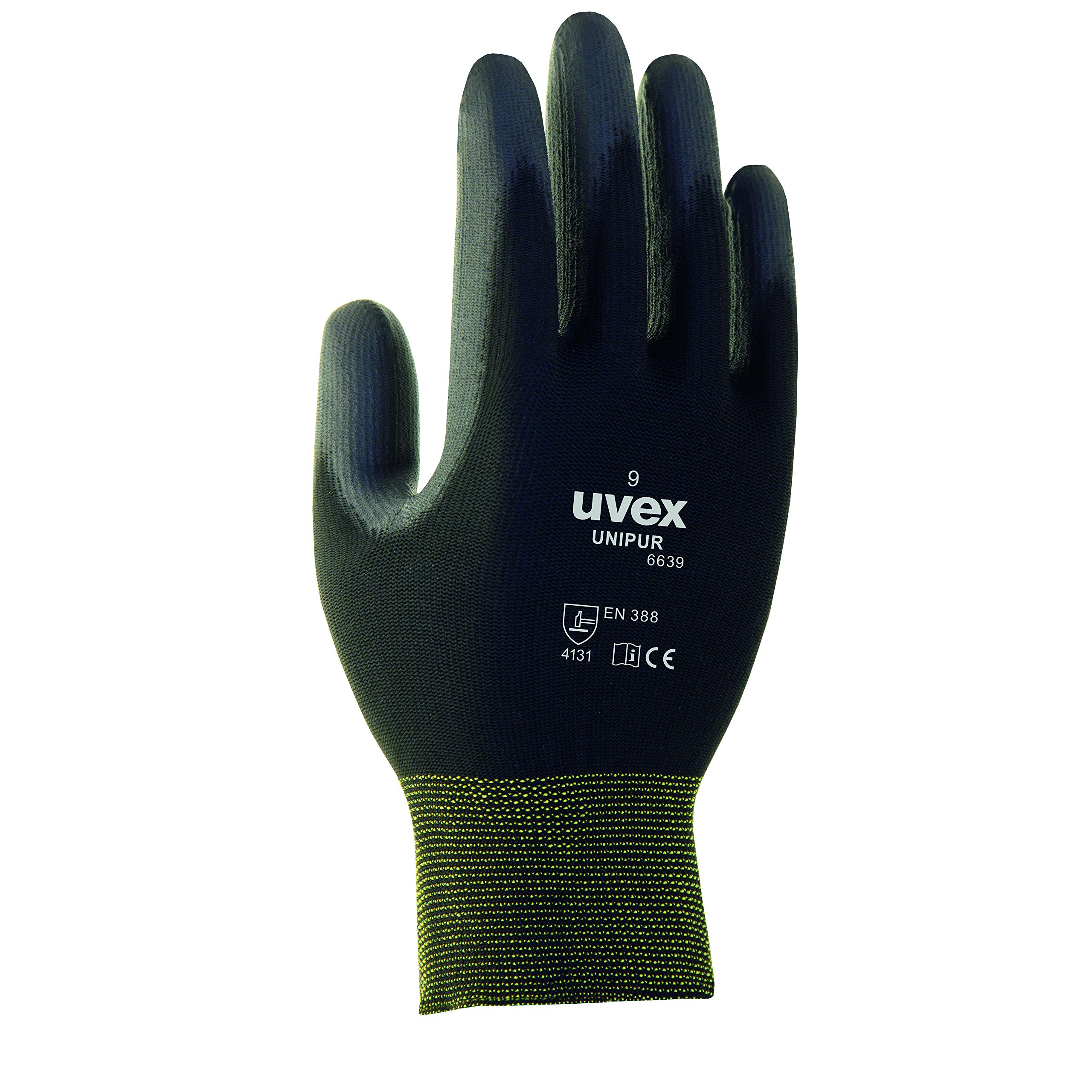 uvex 6024806 unipur gloves size 6 precision work PU abrasion resistant