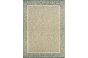 Couristan Recife Outdoor Area Rug: Dark Green Oasis for Your Outdoor Decor