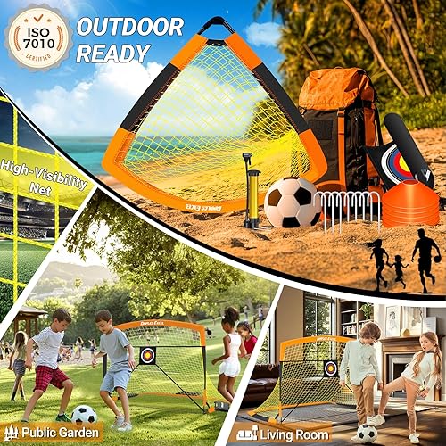 Miniatura 4 de Dimples Excel Soccer Goal Soccer Net for Kids Backyard