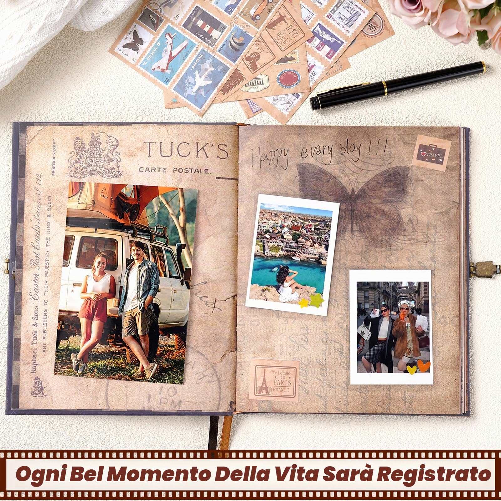 My Adventure Book Album fotografico(Viaggio blu)