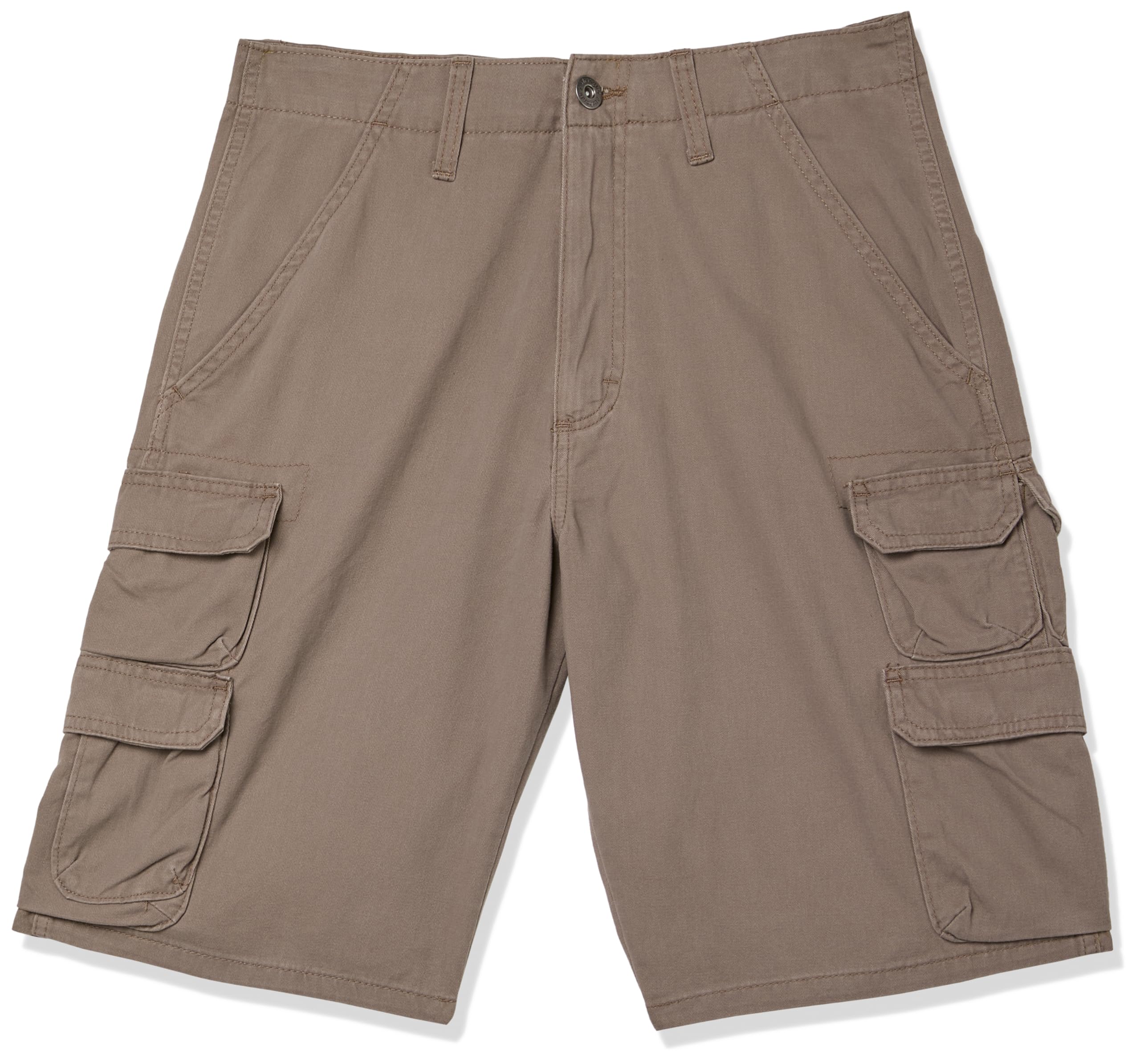 Wrangler Authentics Men's Premium Twill Cargo Short (Bennard), Forest Green Camo, 40