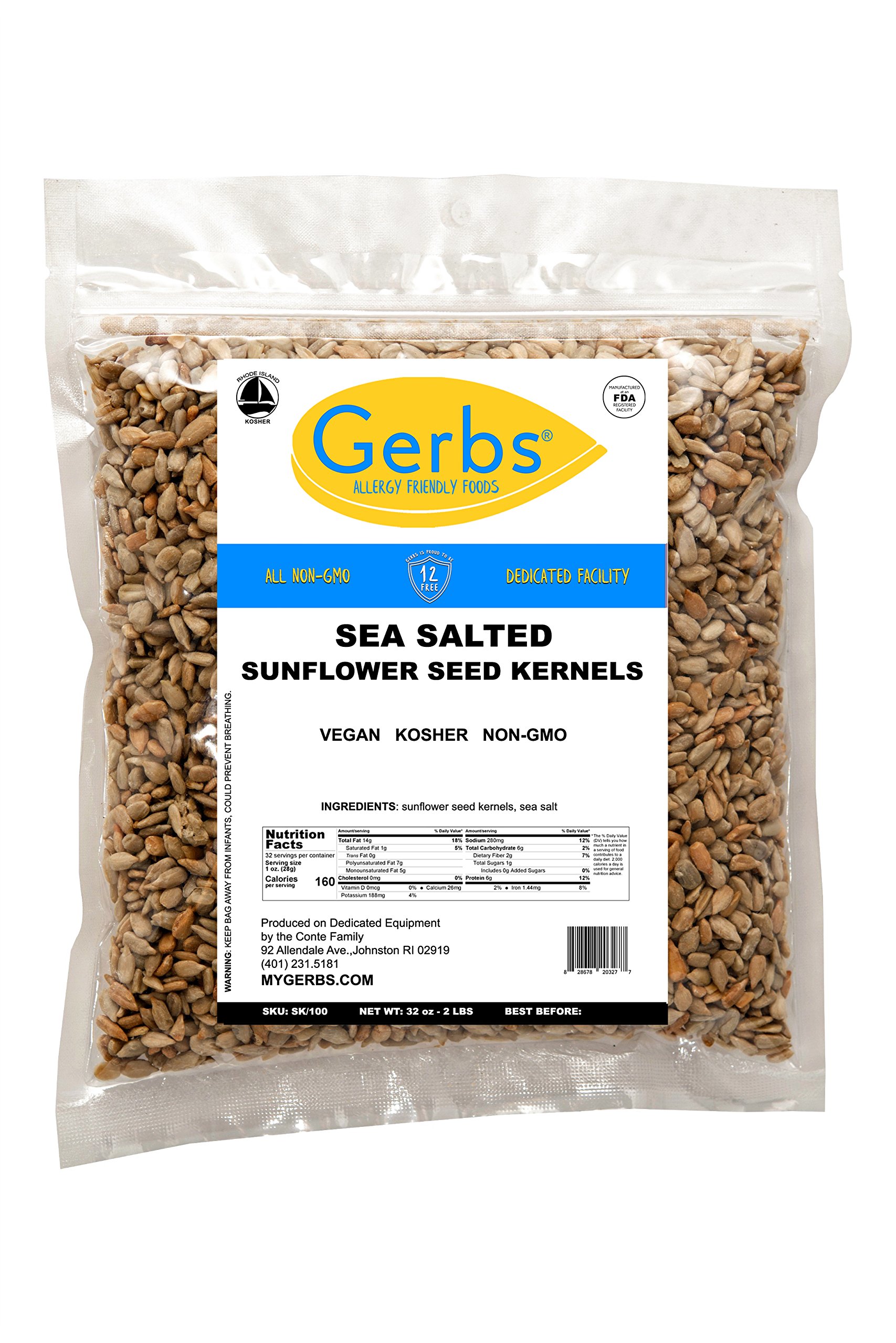 Amazon Com Gerbs Sea Salted Roasted Sunflower Seed Kernels No Shell 2 Lbs Top 14 Allergy Free Foods Healthy Superfood Snack Non Gmo Dry Roast No Oils No Preservatives Resealable Bag Gluten Amazon Com Gerbs Sea Salted Roasted Sunflower Seed Kernels No Shell 2 Lbs Top 14 Allergy Free Foods Healthy Superfood Snack Non Gmo Dry Roast No Oils No Preservatives Resealable Bag Gluten