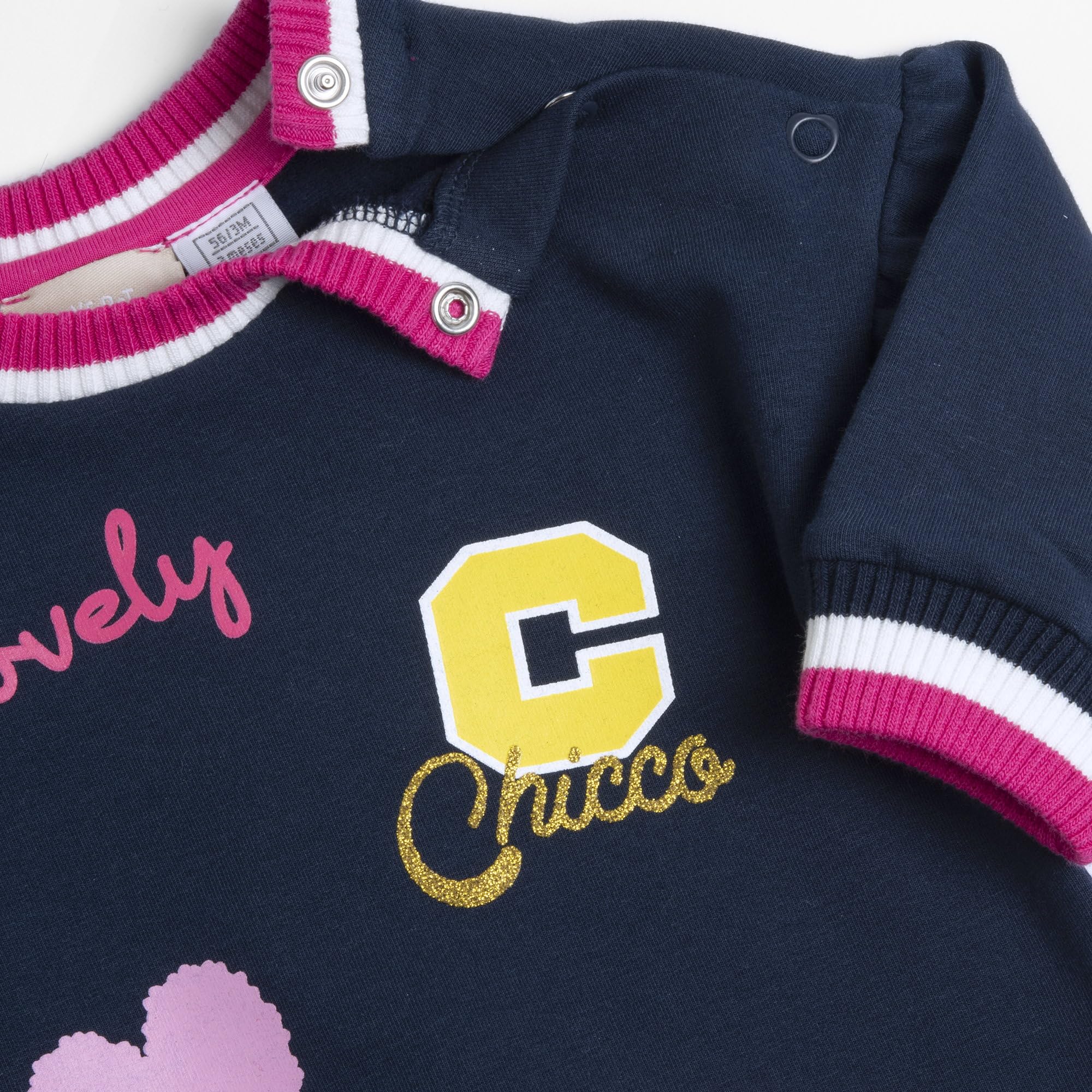 Chicco, Vestito Neonata a Maniche Lunghe, in Morbido Tessuto, Lavabile in Lavatrice, Abbigliamento Neonata 0-24 Mesi, Designed in Italy