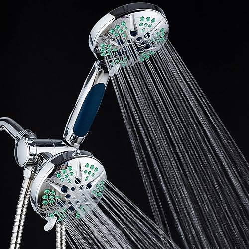 Miniatura 2 de HOTEL SPA Cabezales de ducha antiobstrucciones con rociador de mano de alta presión - Cabezal de ducha de 4.3 pulgadas, cabezal de ducha de mano de
