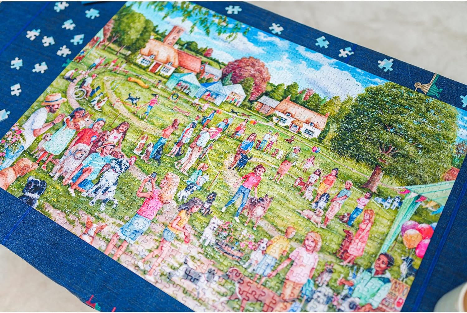 Jigsaw Puzzle Board from Gibsons | Puzzle Storage, Non Slip for 1000 Piece Jigsaw Puzzles |Portable Jigsaw Puzzle Accessory