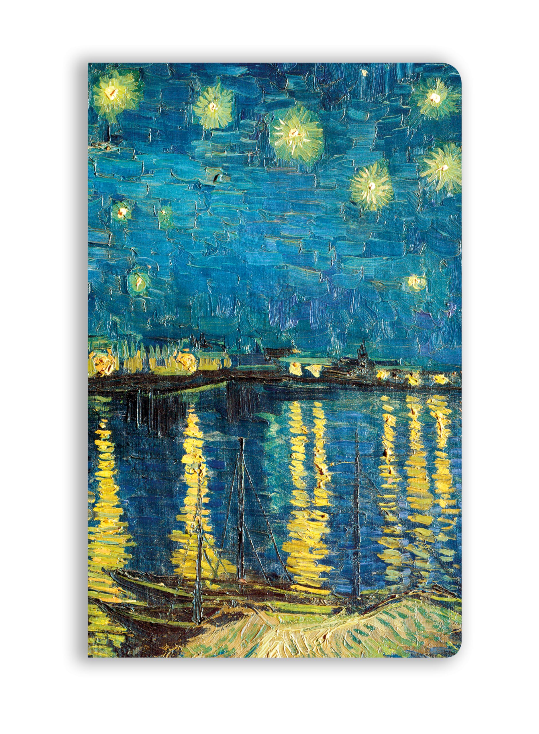 Vincent van Gogh: Starry Night over the Rhône (Soft Touch Journal) (Flame Tree Soft Touch Journals)