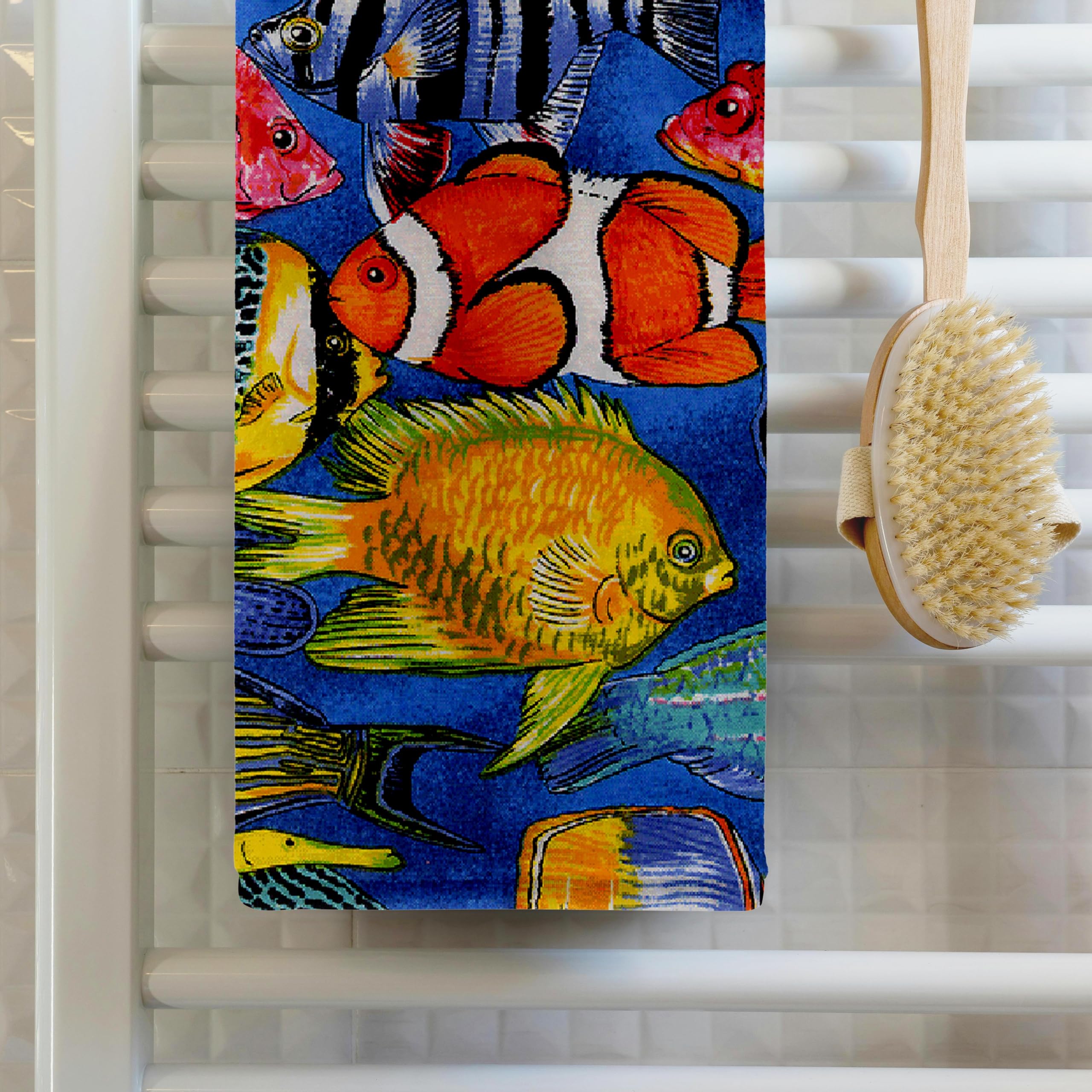 Amazon.com: 3D Rose TWL_5741_1 Tropical Fish Towel, 15 x 22 : Home