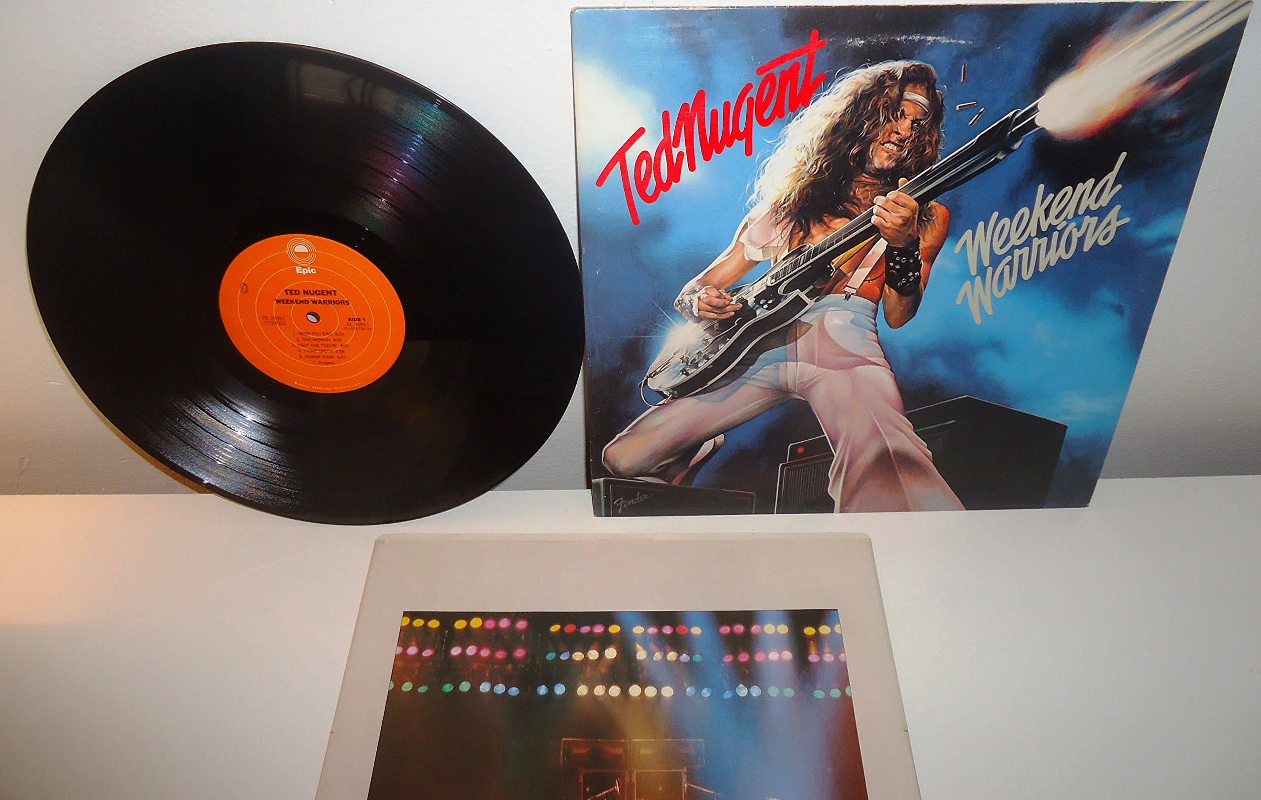 Ted Nugent FE 35551 Weekend Warriors Label: Epic LP, Album, Land: US Released: 1978, Motiv: Rock Style: Hard Rock