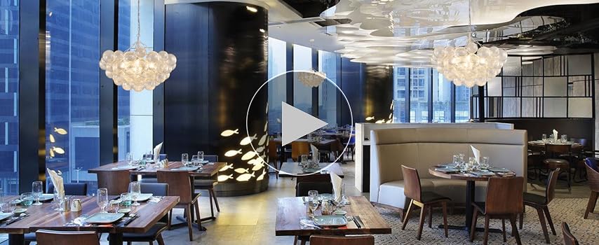 MEIXISUE Modern Bubble Glass Chandelier,White Globe Nordic
