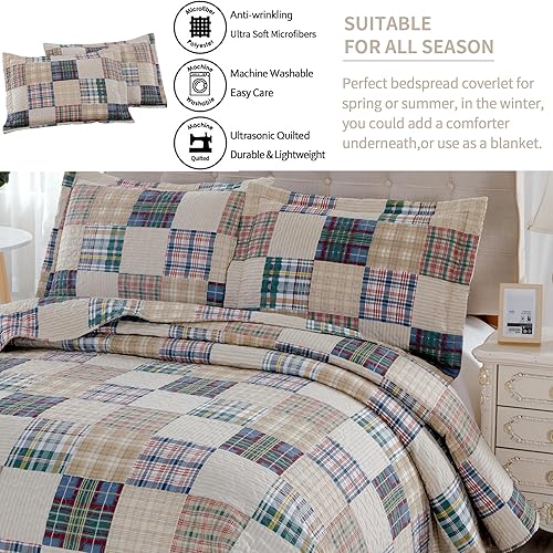 Miniatura 4 de Jessy Quilt-Plaid - edredón a cuadros