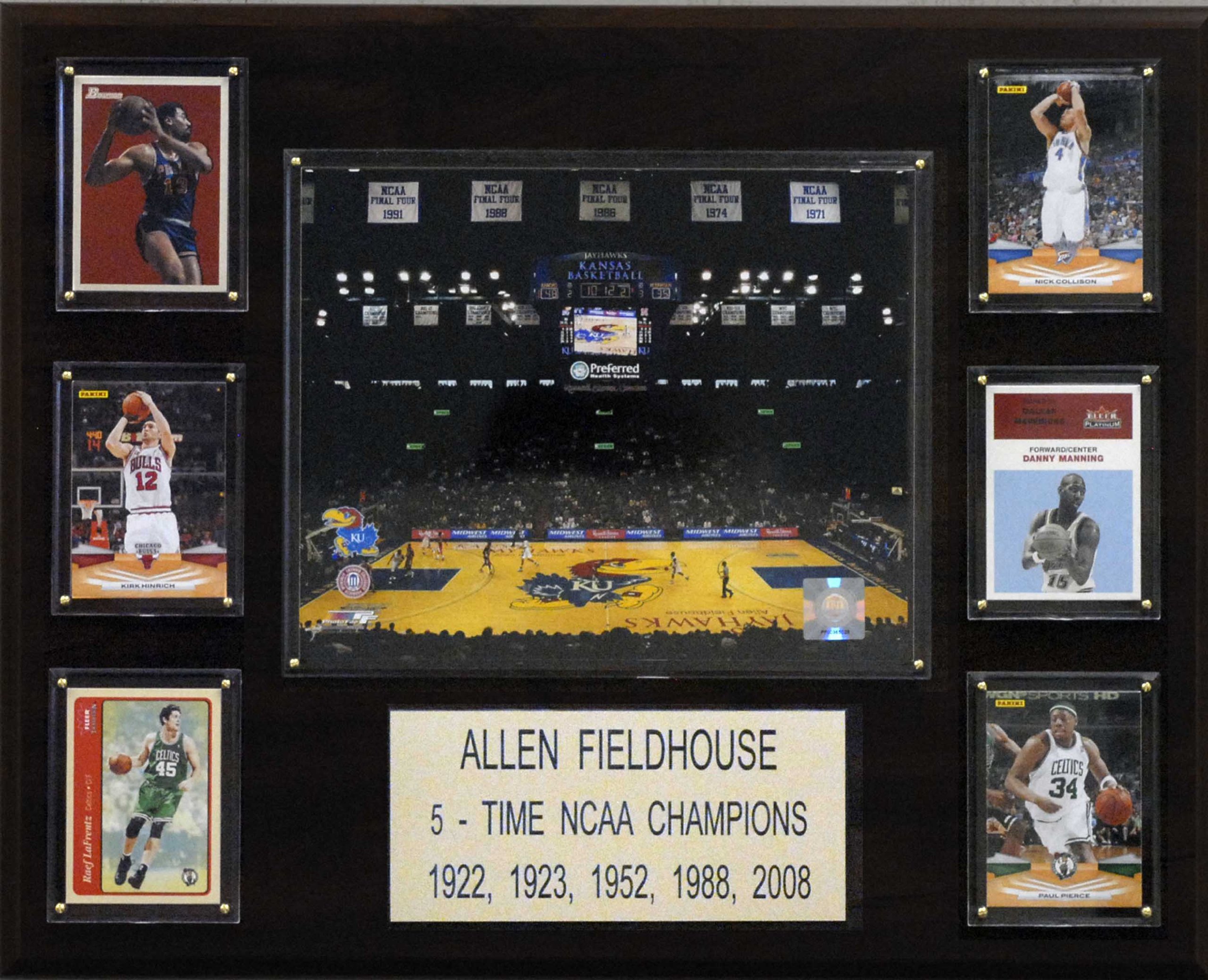 NCAA Basketball Allen Fieldhouse Arena Plaque