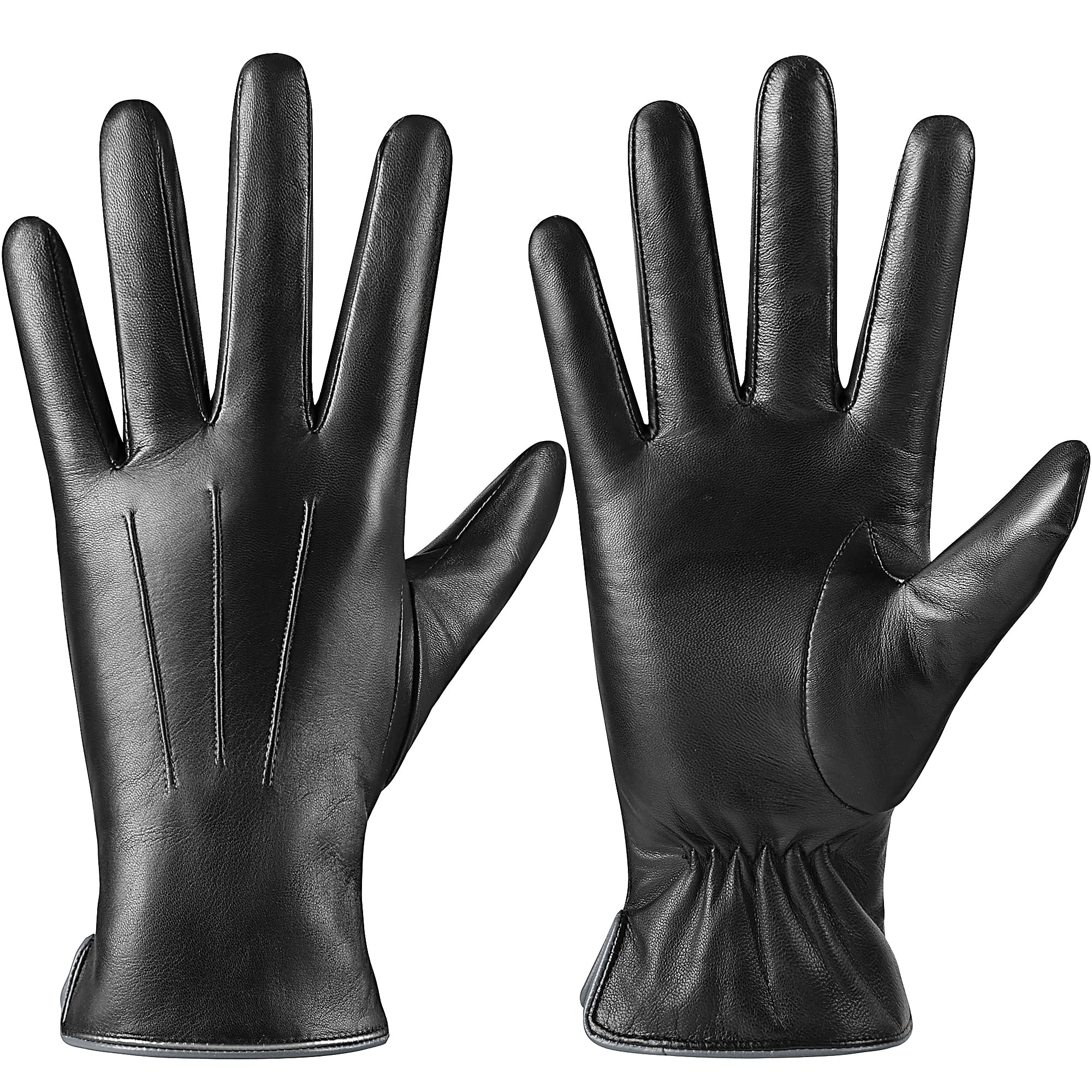 Cashmere Lined Leather Gloves