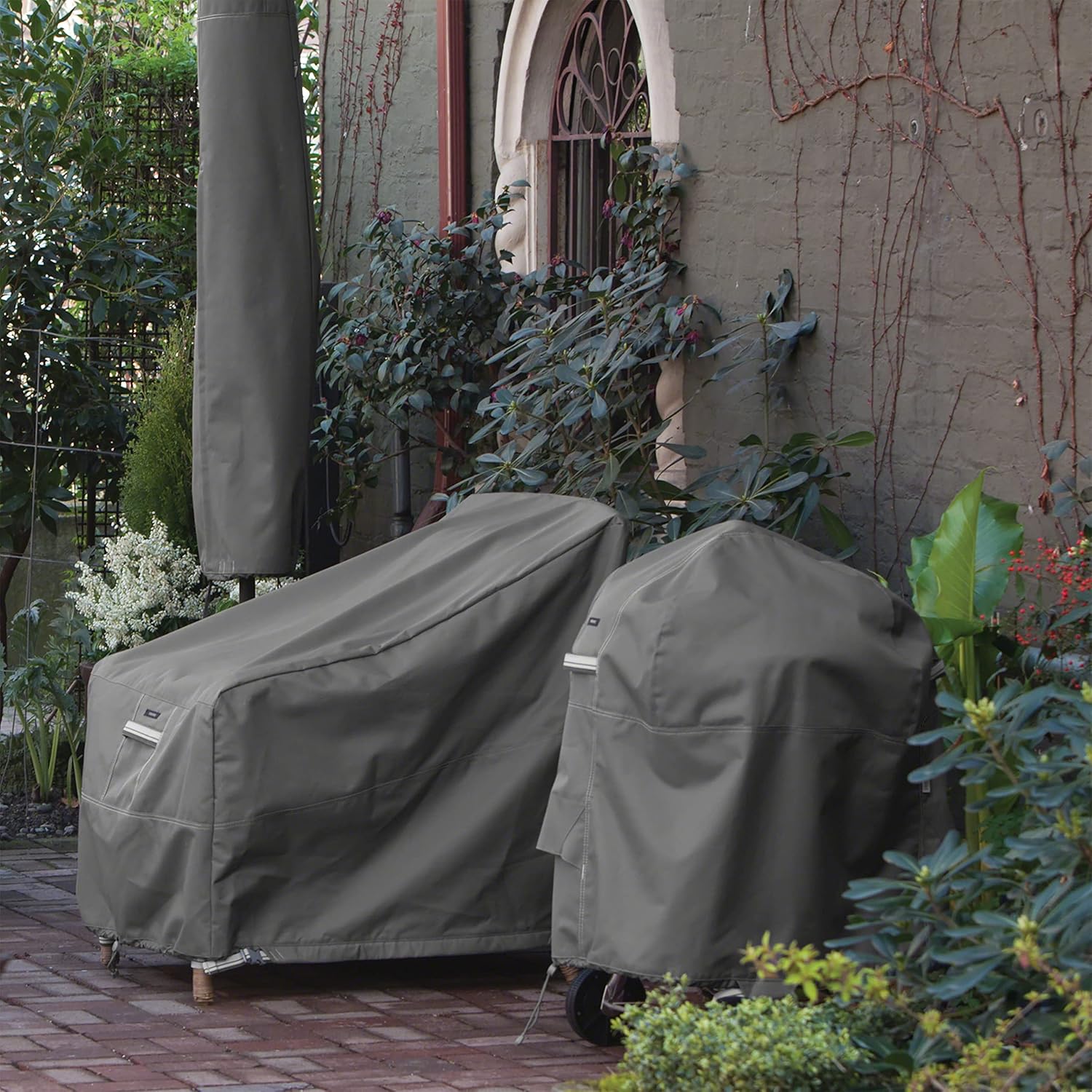 Classic Accessories Ravenna Water-Resistant 40 Inch Patio Deep Seated Corner Sectional Cover, Patio Furniture Covers : Patio, Lawn & Garden