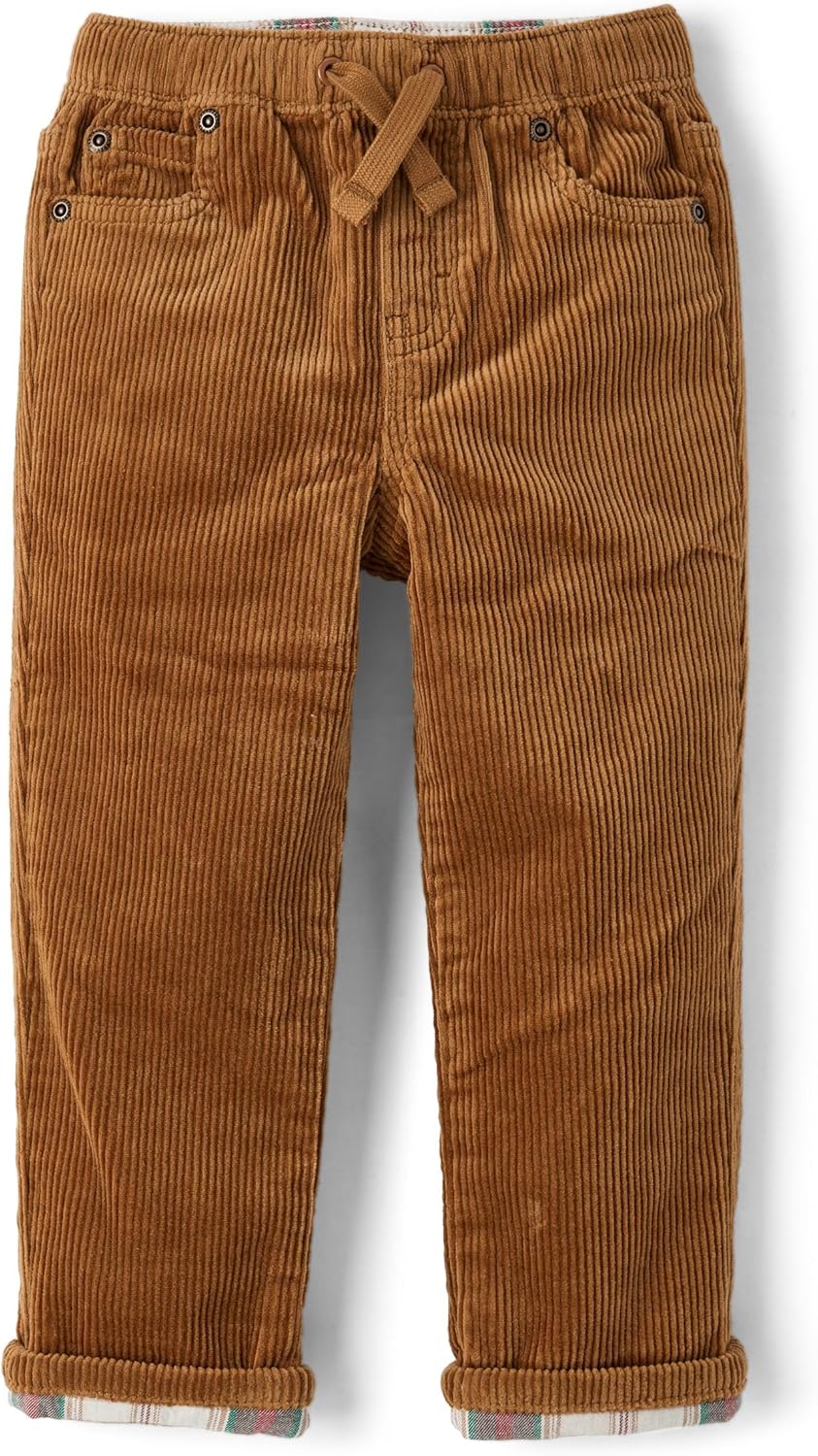 Gymboree Boys and Toddler Pull on Corduroy Roll Cuff Pants
