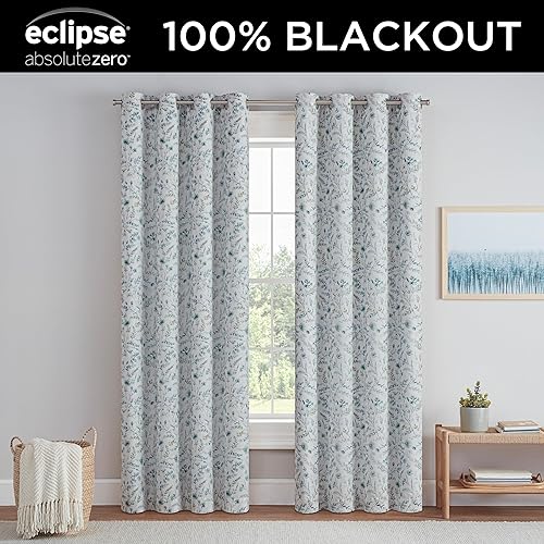 Miniatura 4 de Eclipse Dutchess Botanical - Cortinas 100% opacas con ojales, cortinas de ventana con aislamiento térmico para sala de estar, dormitorio o sala de