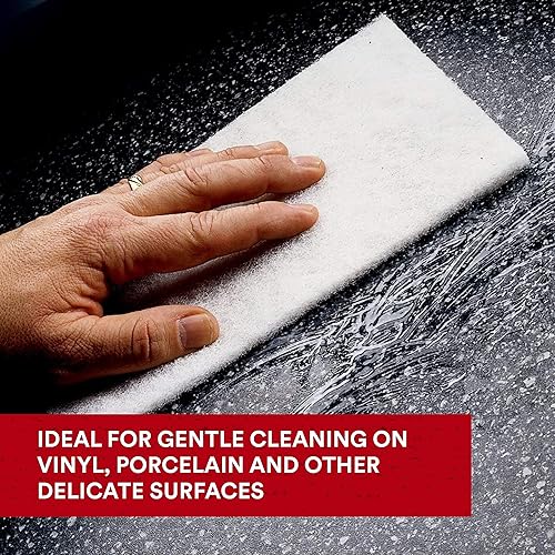 Miniatura 10 de Scotch-Brite - Almohadilla de limpieza ligera 7445 almohadilla de lijado de manos abrasiva suave almohadilla de mano blanca para metal vinilo