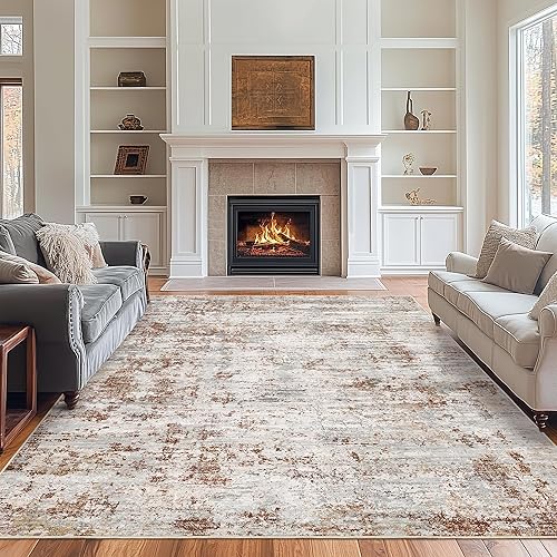 Miniatura 59 de Art&Tuft Alfombra Lavable, Alfombras de Área Abstractas con Respaldo Antideslizante, Alfombras Resistente a Manchas para Sala de Estar, Alfombra