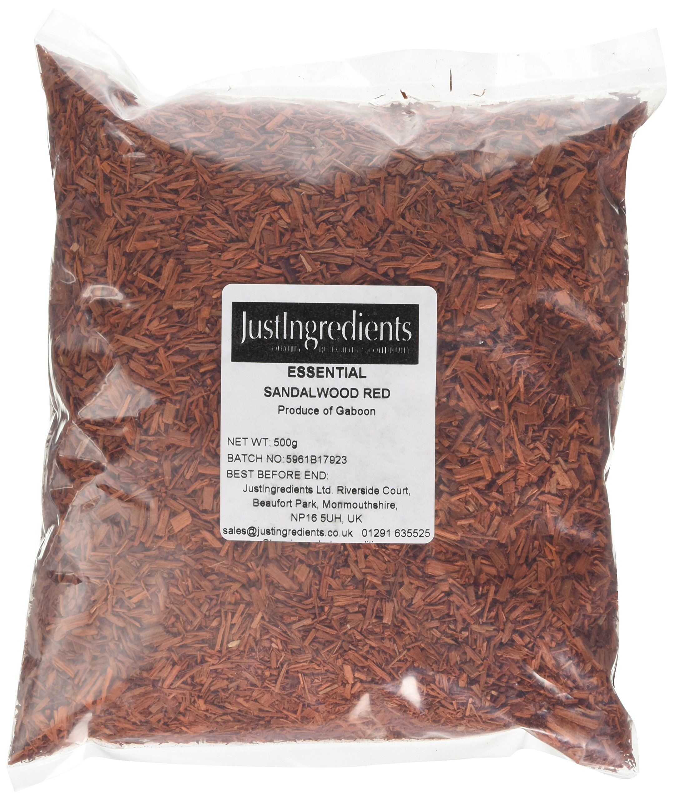 JustIngredients Essentials Sandalwood Red 500 g