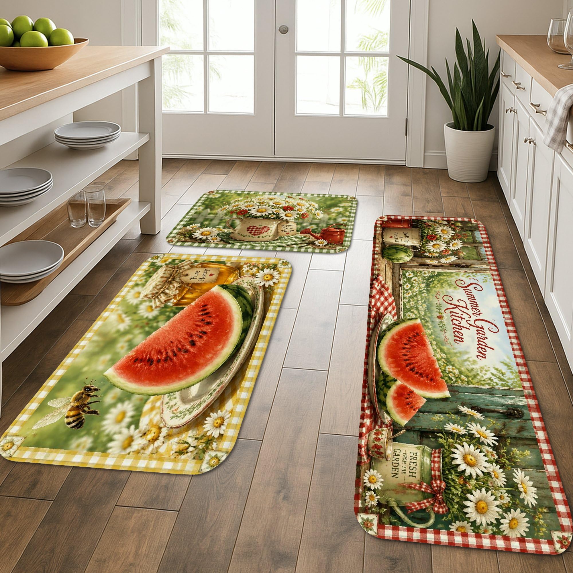 Tapis de cuisine pastèque pour le sol de la buanderie