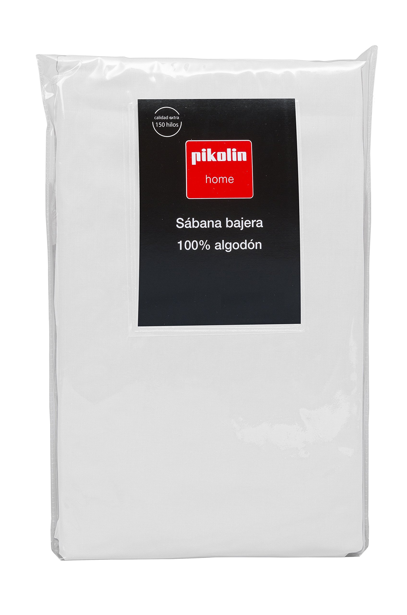 Pikolin Adjustable Fitted sheet 105 cm Plain White