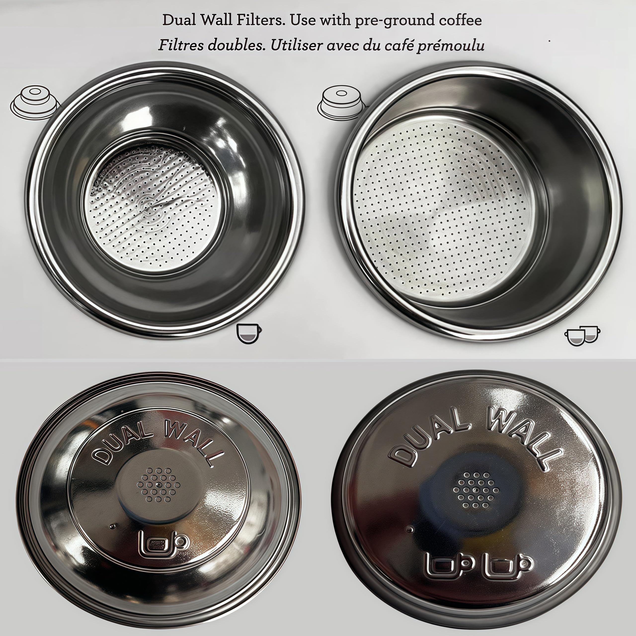 Amazon.co.jp: 54mm 加圧コーヒーポルタフィルターバスケット Breville