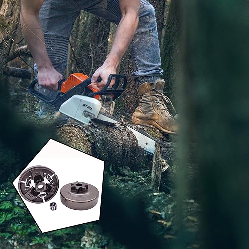 Miniatura 7 de Kit de rodamientos de piñón de tambor de embrague de paso de 3/8 "de 7 dientes para motosierra Stihl 029 MS290 MS310 039 MS390