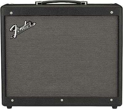 Fender Mustang GTX100 Guitar Amplifier, 100-Watt Digital Modeling Combo Amp with 12 Celestion Speaker, Bluetooth, WiFi & 7-Button Footswitch, 200 Presets, | 12 Celestion G12fsd-100 Speaker, Bluetooth and WI-FI, 200 Presets, 7-Button Footswitch Included