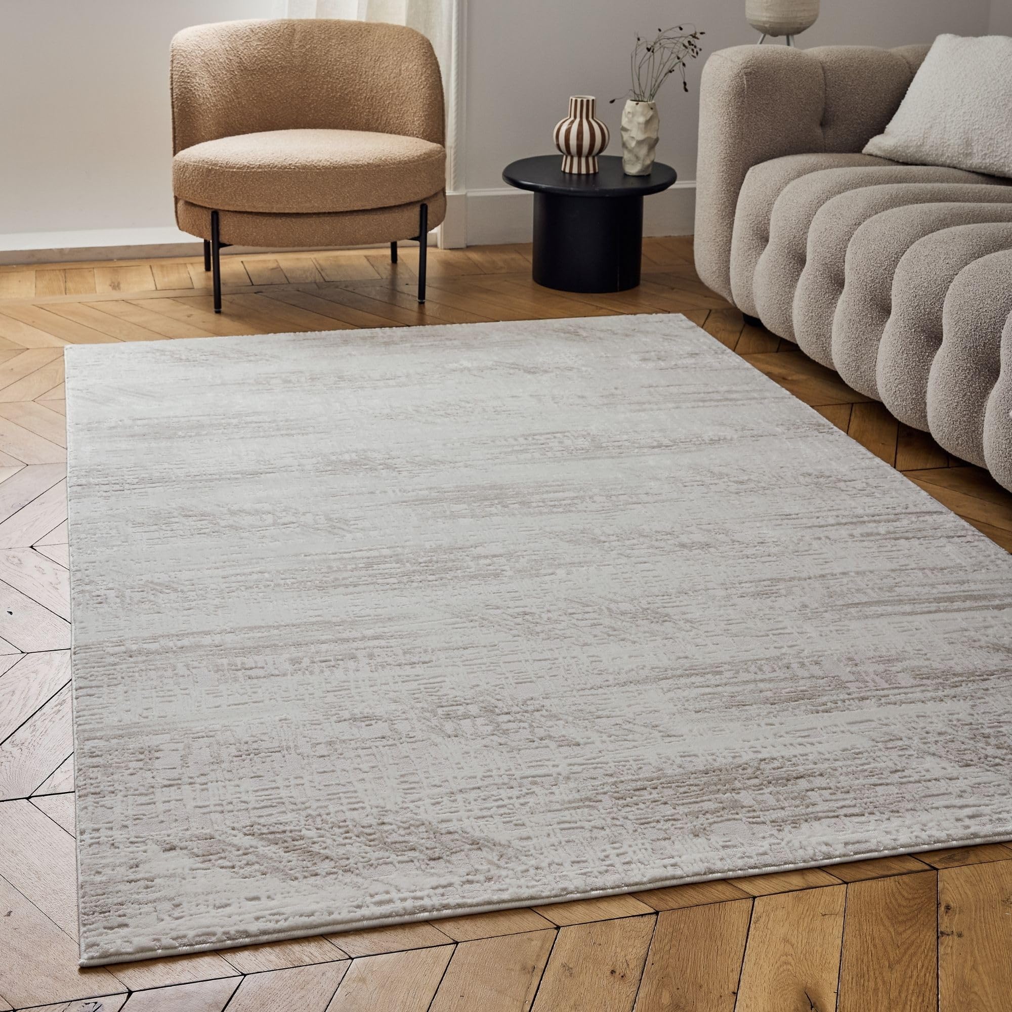 The Rugs Cream/Beige Carmel - Abstract Rug | 6030 - 200X290 Cm