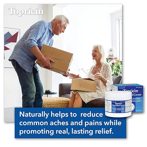 Topricin Pain Relief Cream (4 oz) Fast Acting Pain Relieving Rub 3