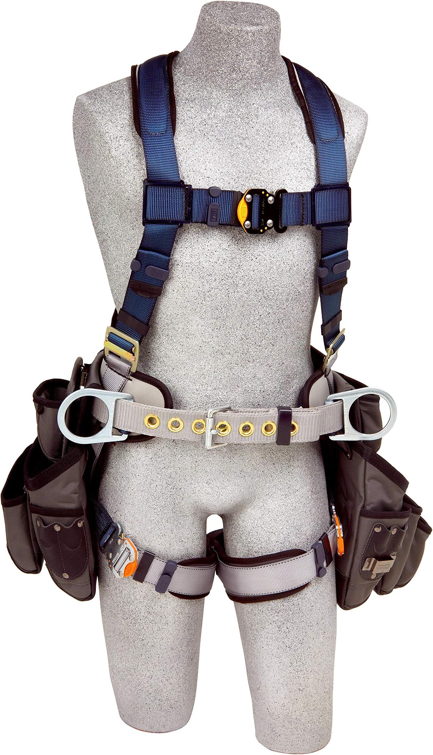 3M DBI-Sala Exofit Construction Style Harness with Tool Pouches, Large