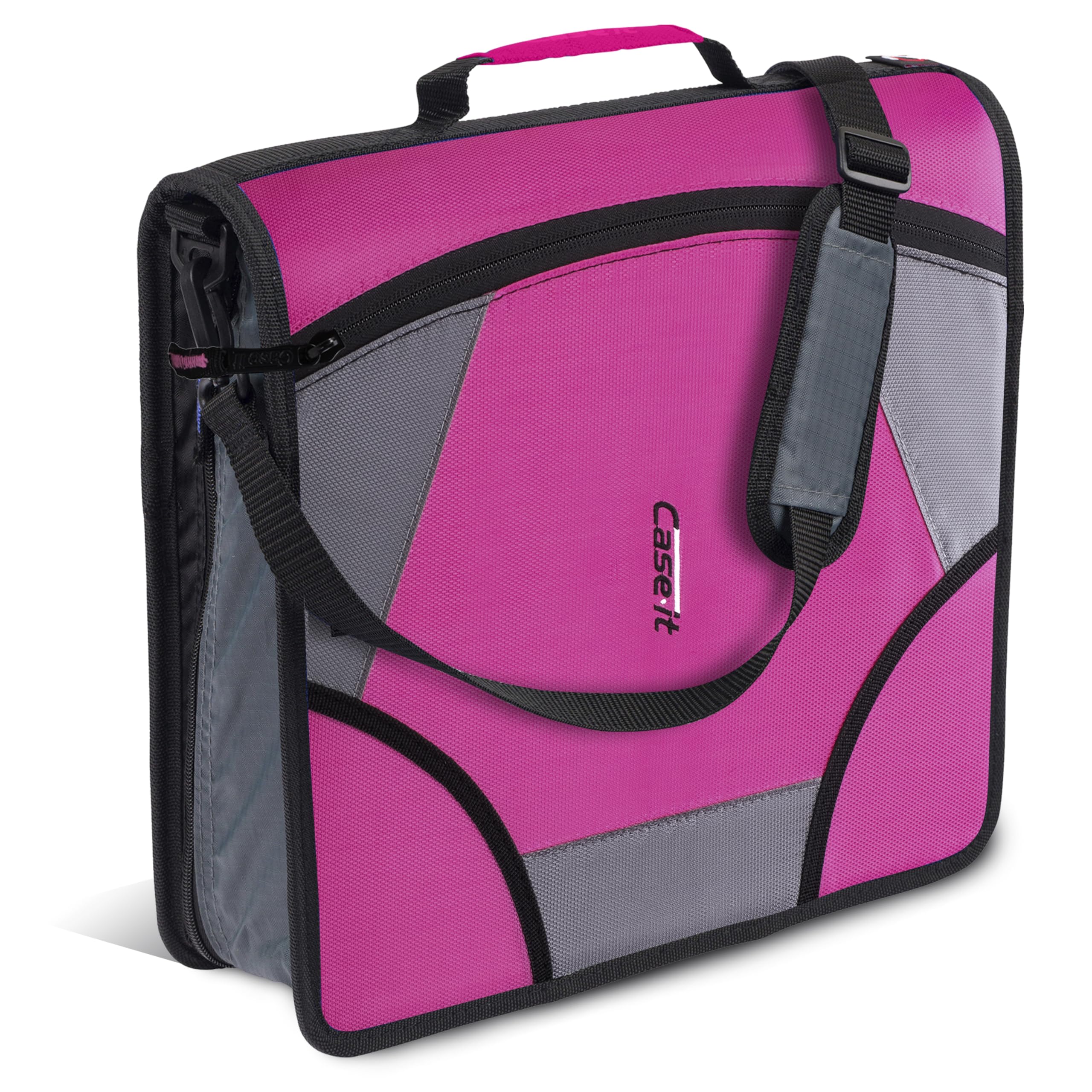 Amazon.com : Case-it King Sized Zip Tab School Zipper Binder | 4