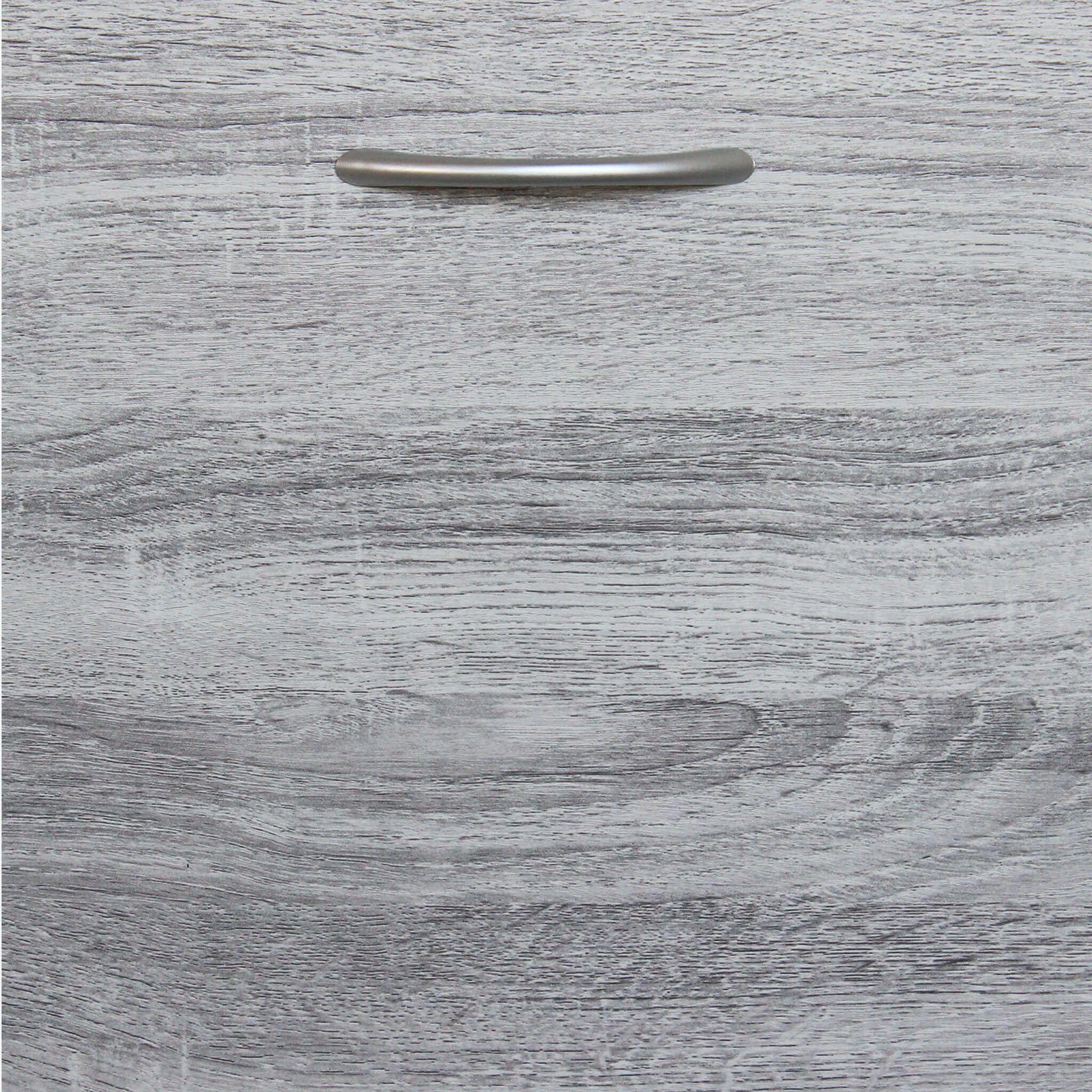 MilaniHome.it - Scarpiera Con 3 Ante In Legno Di Design Porta Scarpe Di Alta Qualità, Cm 60x24x115 H Colore: Grigio chiaro