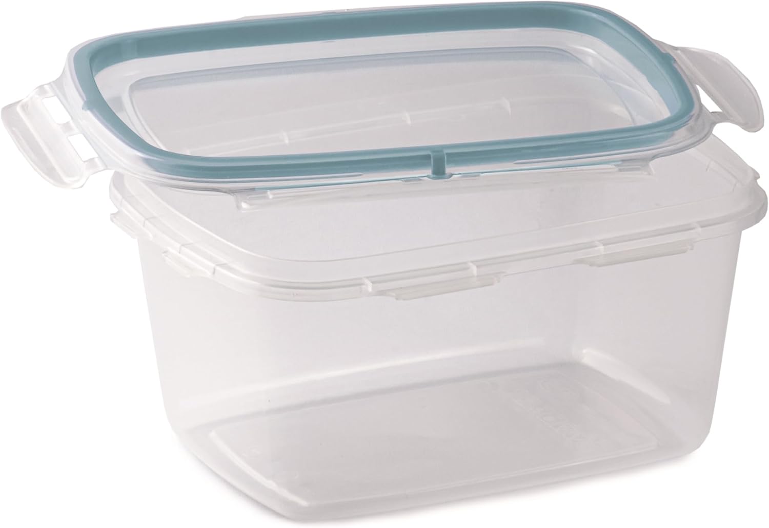 Snips - Lock Rect. - Rectangular Fridge Container - 1.20 litres - Microwave Container, Set 3 pcs. - 4 Safety Locks - 18.4 x 13.8 x 12 cm - Made in Italy