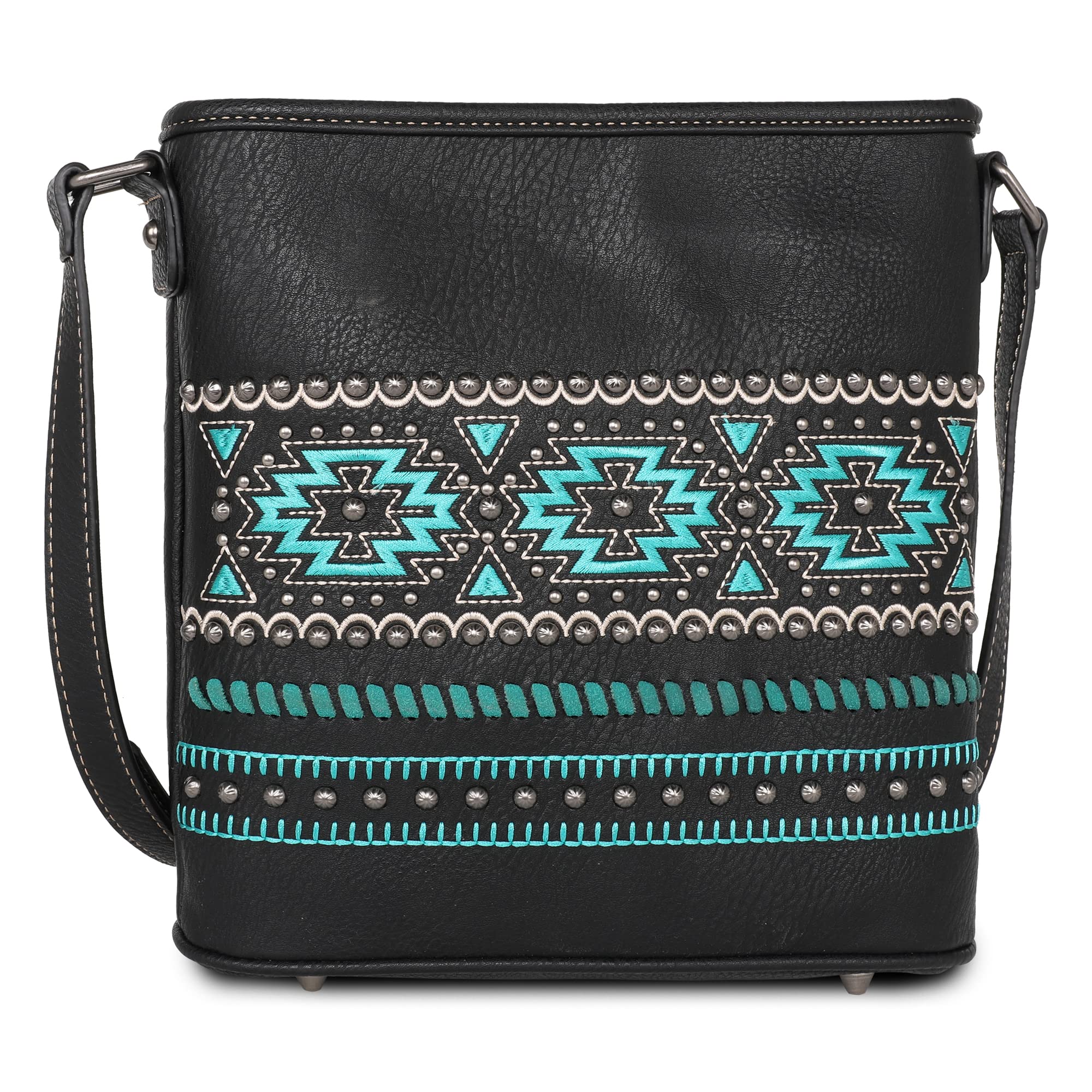 Crossbody Handbag for Women Vegan Leather Shoulder Bag Medium Size Crossbody Purse with Wallet 2PC Set