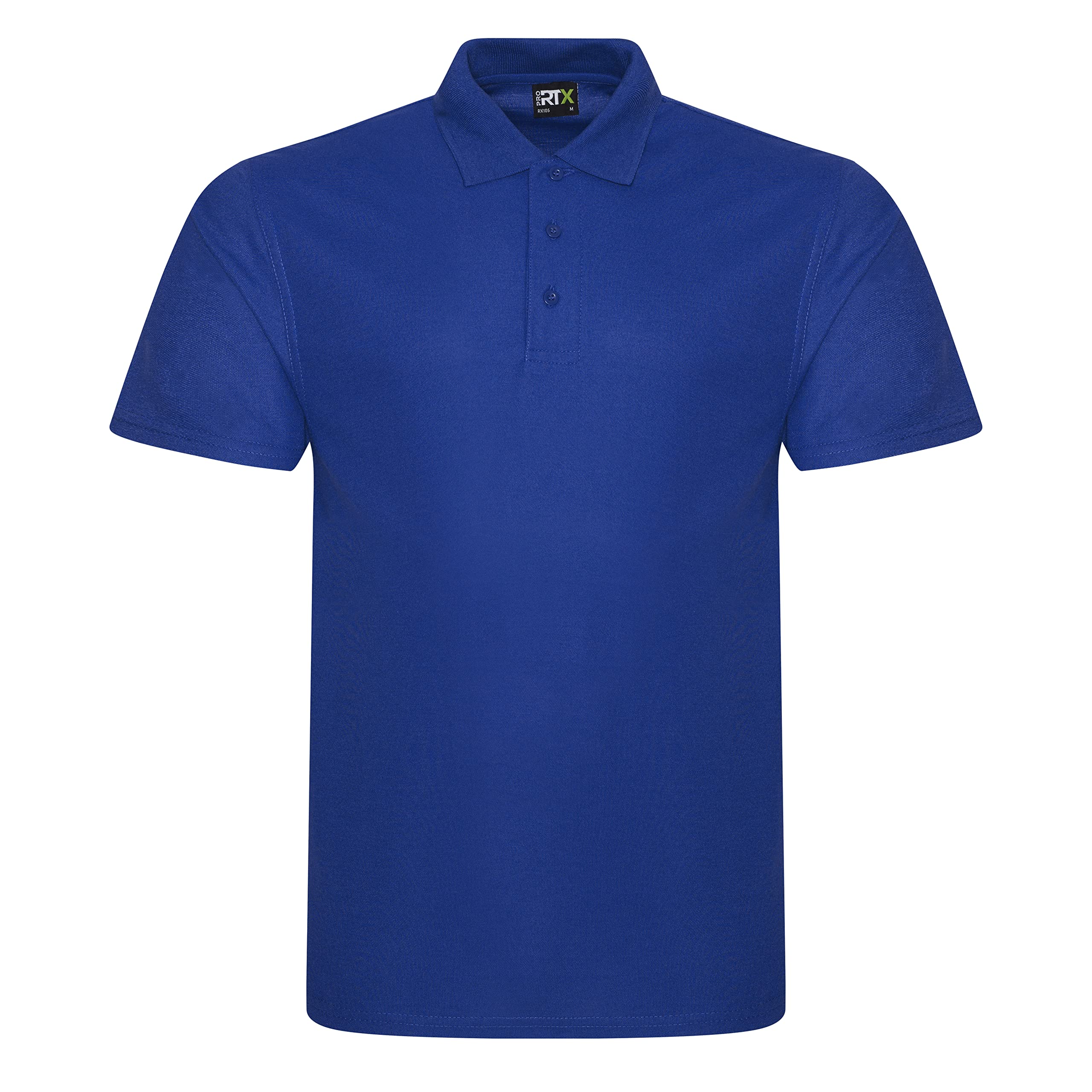 PRORTX RX105 Pro Polyester Polo Shirt - Royal Blue - 2XL